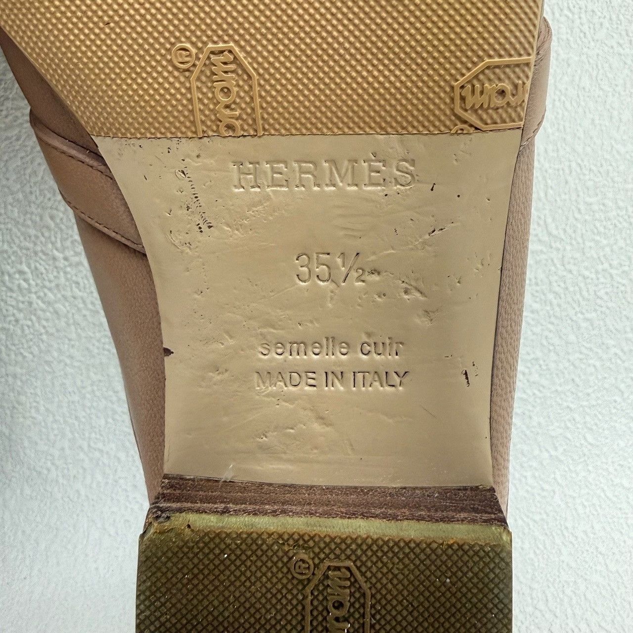 Hermes Hermès Kelly Leather Mules Size 35.5 Size US 5.5 / IT 35.5 - 9 Thumbnail