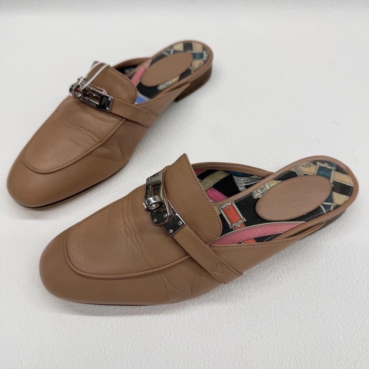 Hermes Hermès Kelly Leather Mules Size 35.5 Size US 5.5 / IT 35.5 - 2 Thumbnail