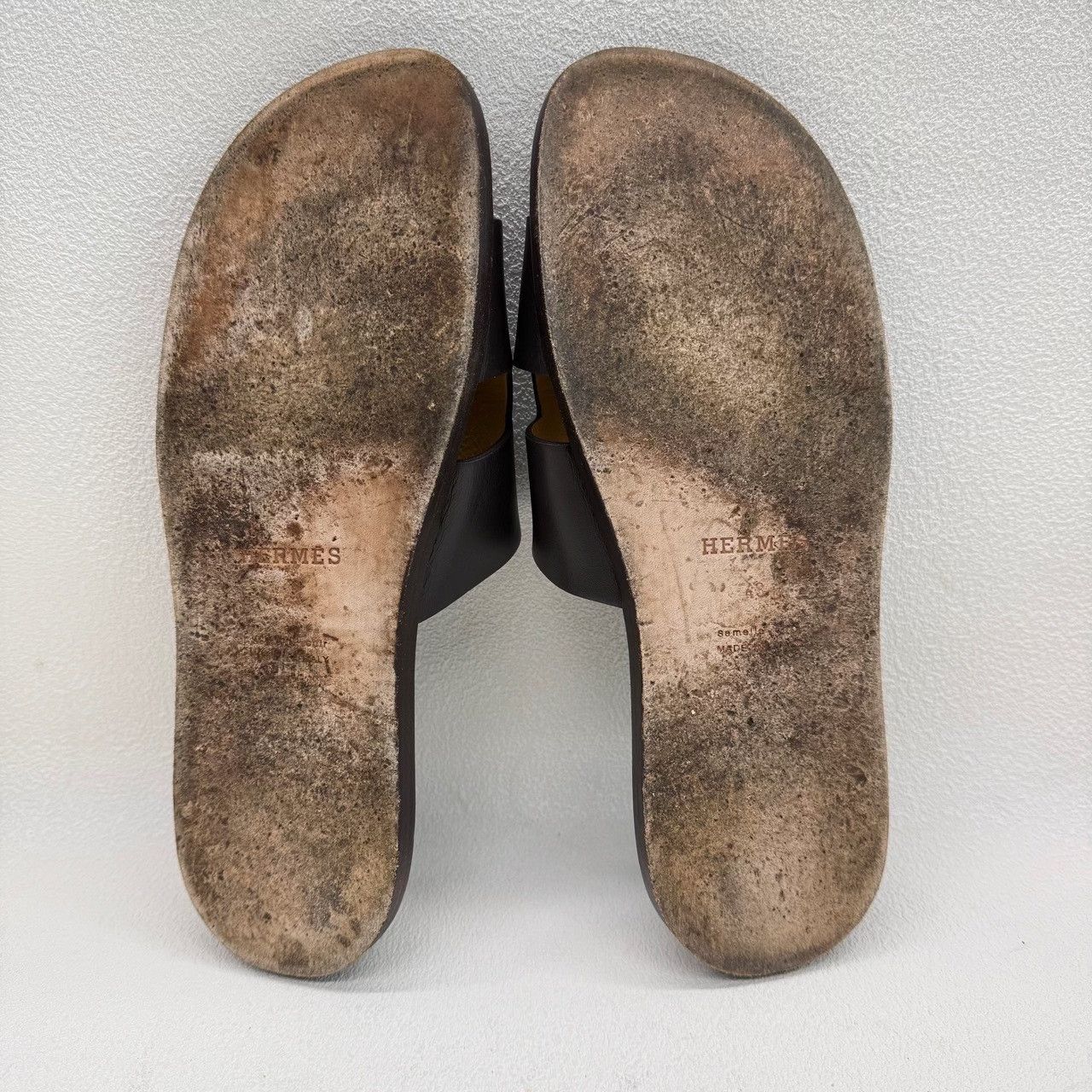 Hermes Hermes Izmir Leather Sandals Size 10 Size US 10 / EU 43 - 8 Thumbnail