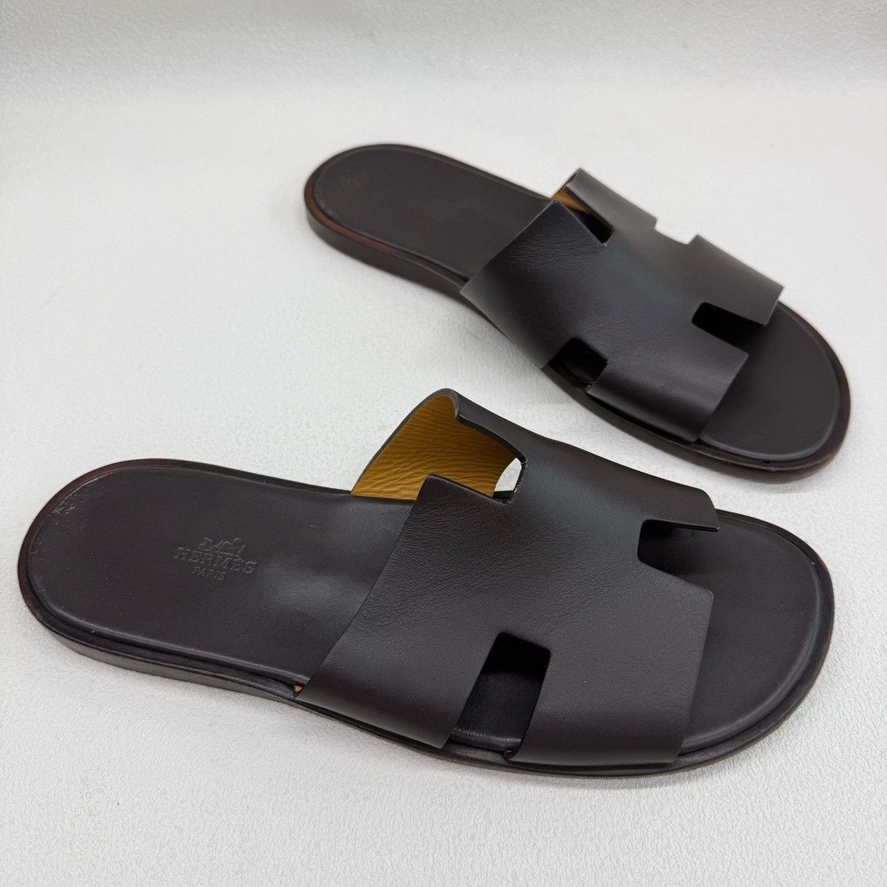Hermes Hermes Izmir Leather Sandals Size 10 Size US 10 / EU 43 - 4 Thumbnail