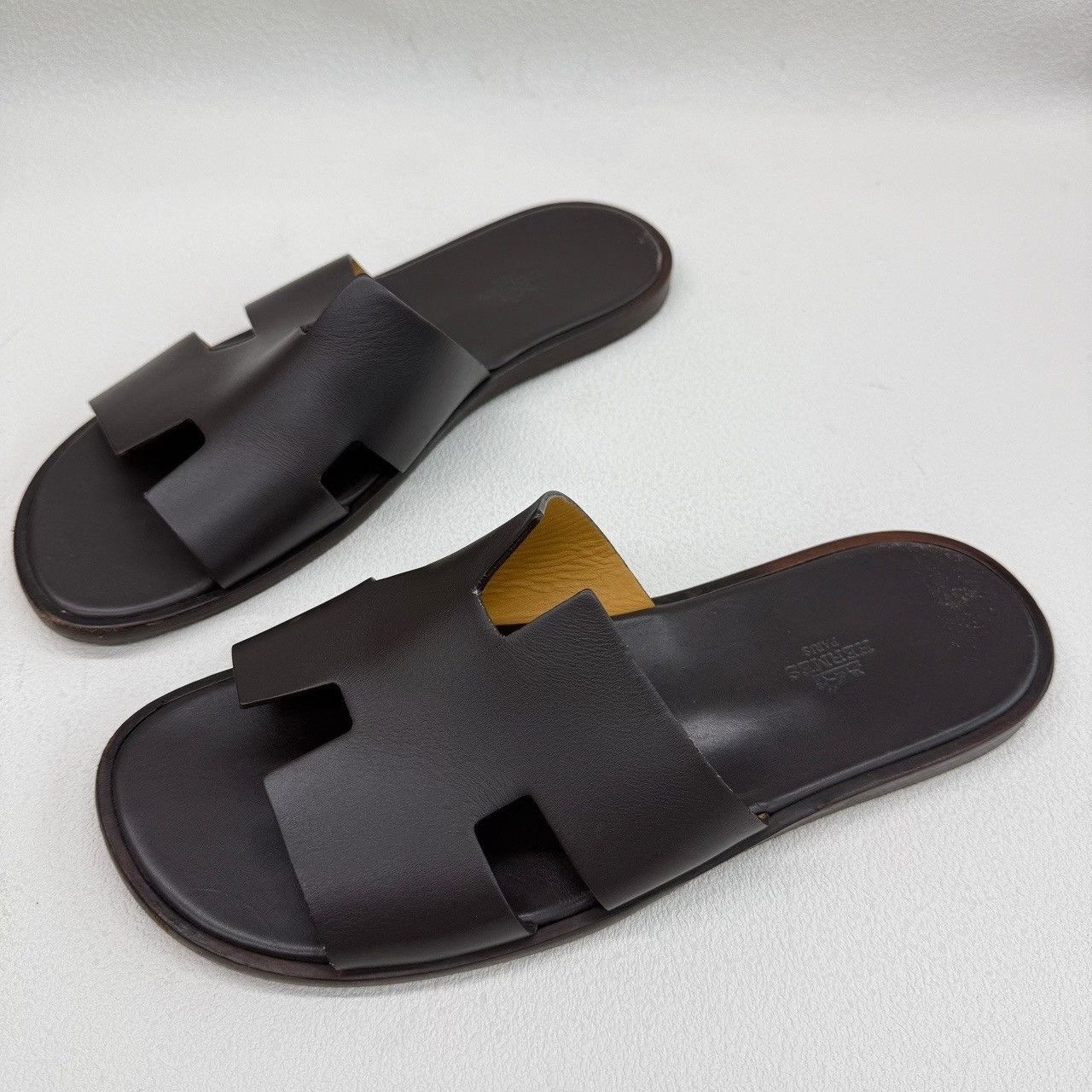 Hermes Hermes Izmir Leather Sandals Size 10 Size US 10 / EU 43 - 2 Thumbnail