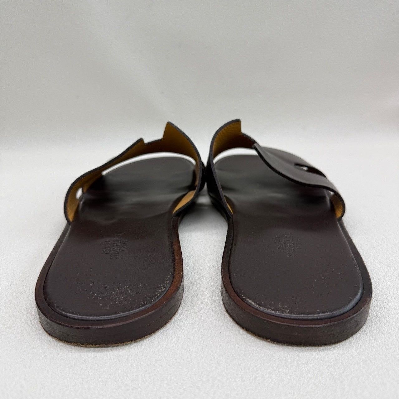 Hermes Hermes Izmir Leather Sandals Size 10 Size US 10 / EU 43 - 6 Thumbnail