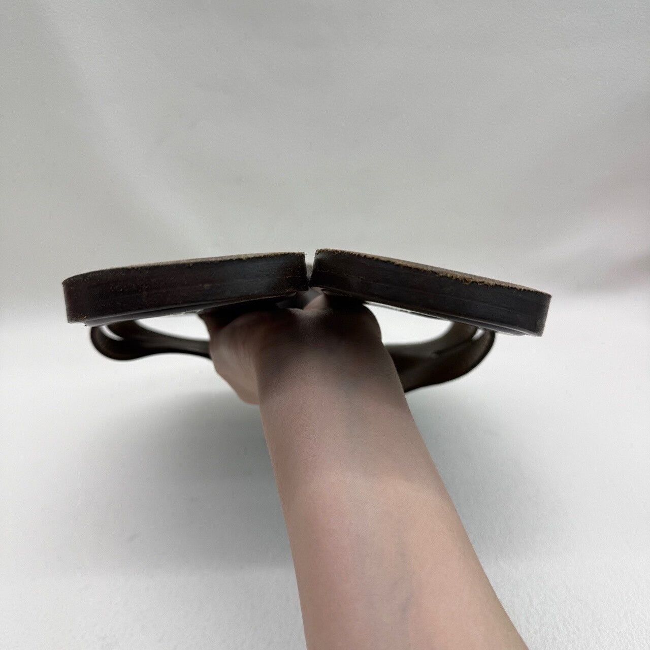 Hermes Hermes Izmir Leather Sandals Size 10 Size US 10 / EU 43 - 7 Thumbnail