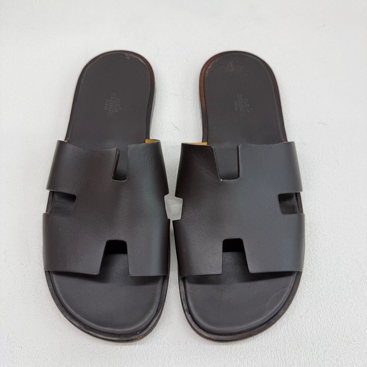 Hermes Hermes Izmir Leather Sandals Size 10 Size US 10 / EU 43 - 3 Thumbnail