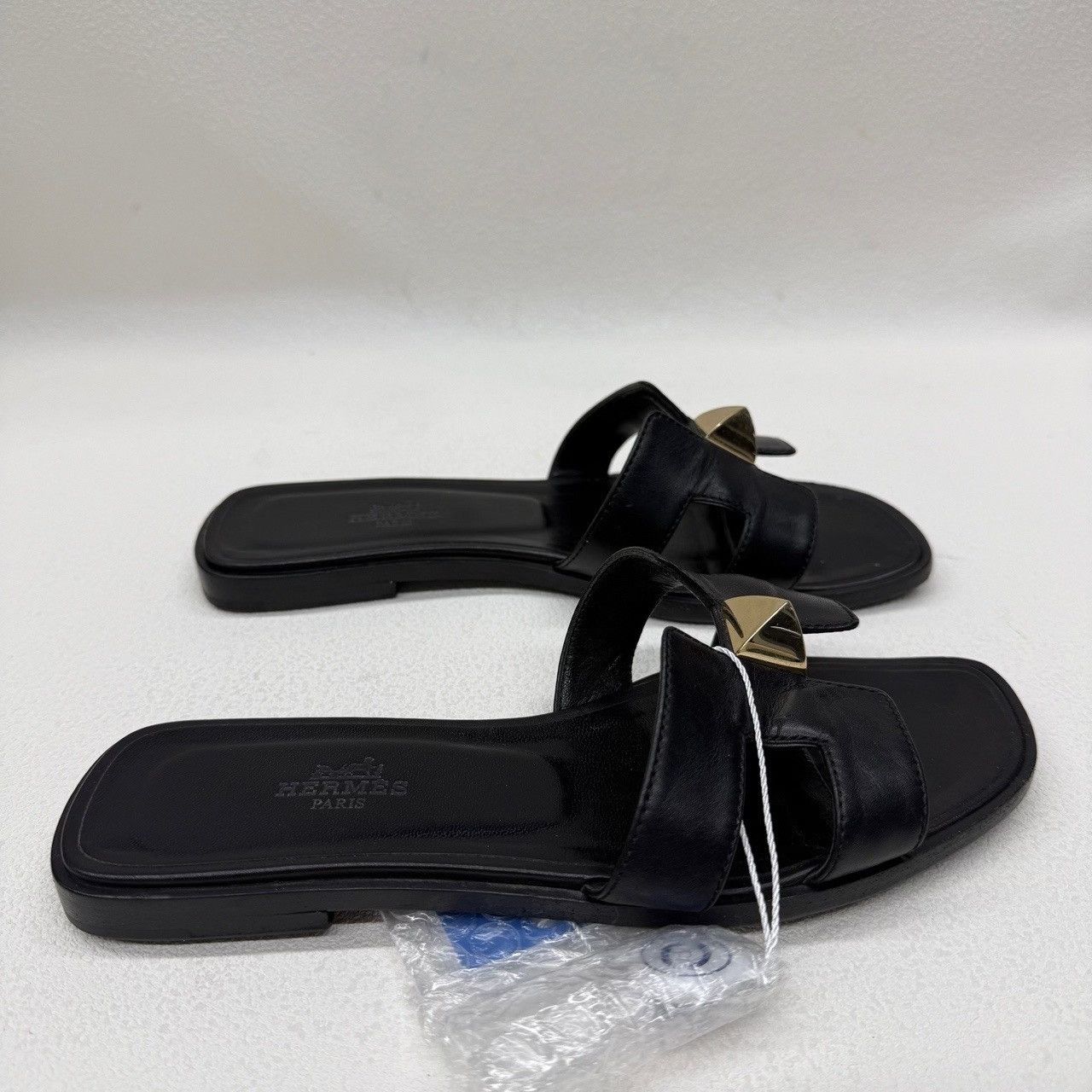 Hermes Hermes Black Studded Leather Sandals Size 36 Size US 6 / IT 36 - 5 Thumbnail