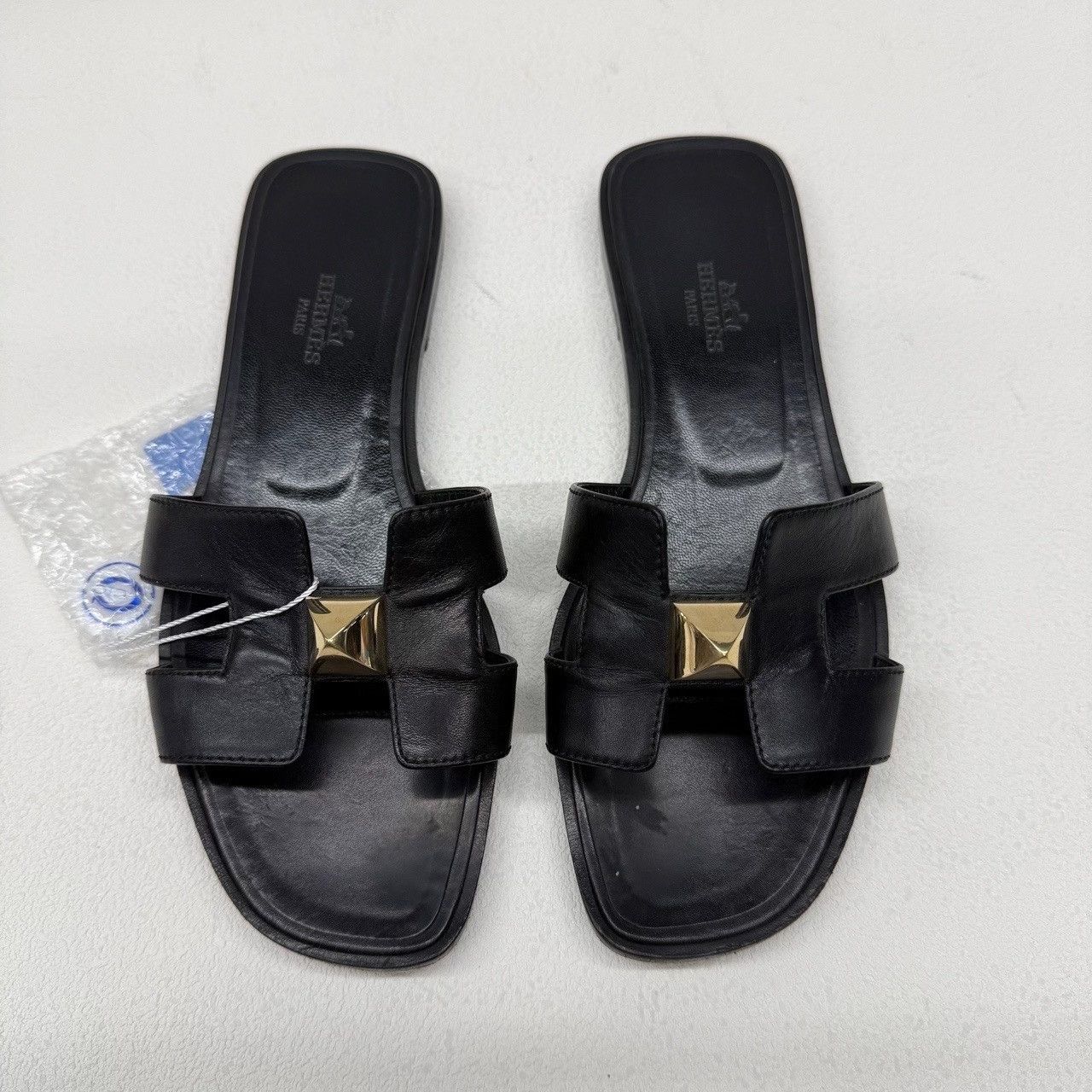 Hermes Hermes Black Studded Leather Sandals Size 36 Size US 6 / IT 36 - 3 Thumbnail