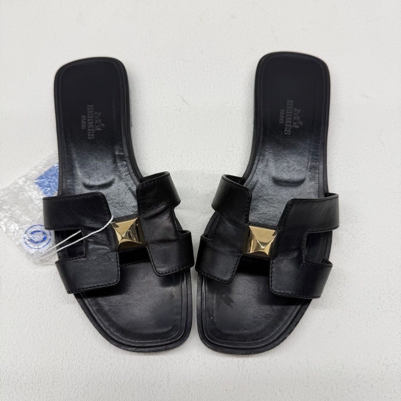 Hermes Hermes Black Studded Leather Sandals Size 36 Size US 6 / IT 36 - 10 Thumbnail