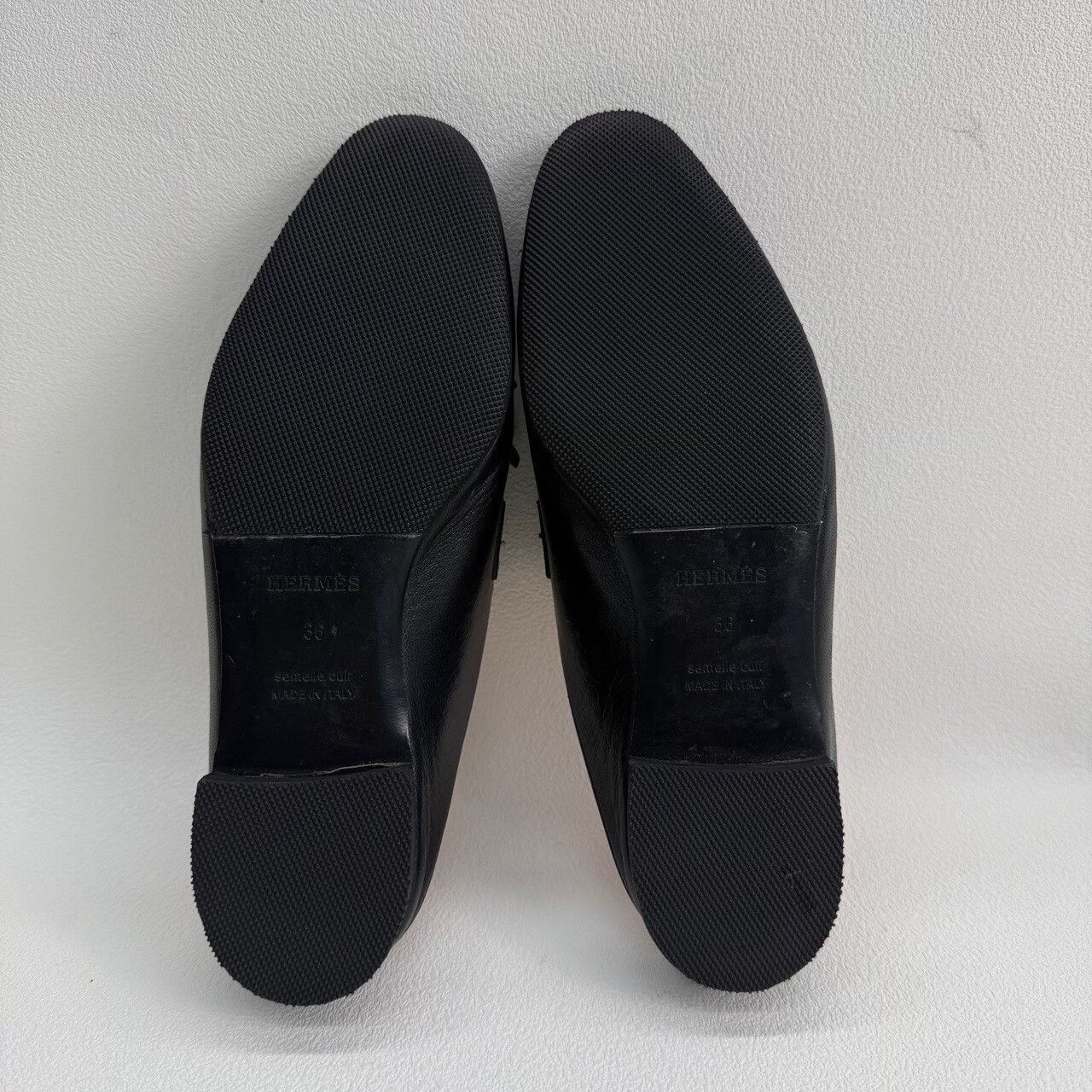 Hermes Hermes Black Leather H-Hardware Tassel Mules Size 36 Size US 6 / IT 36 - 8 Thumbnail