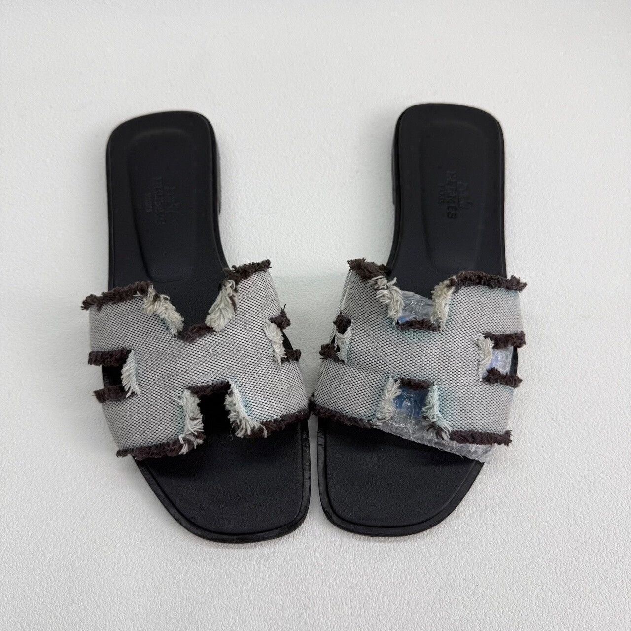 Hermes Hermes Frayed Oran Slides Size 36.5 Size US 6.5 / IT 36.5 - 10 Thumbnail