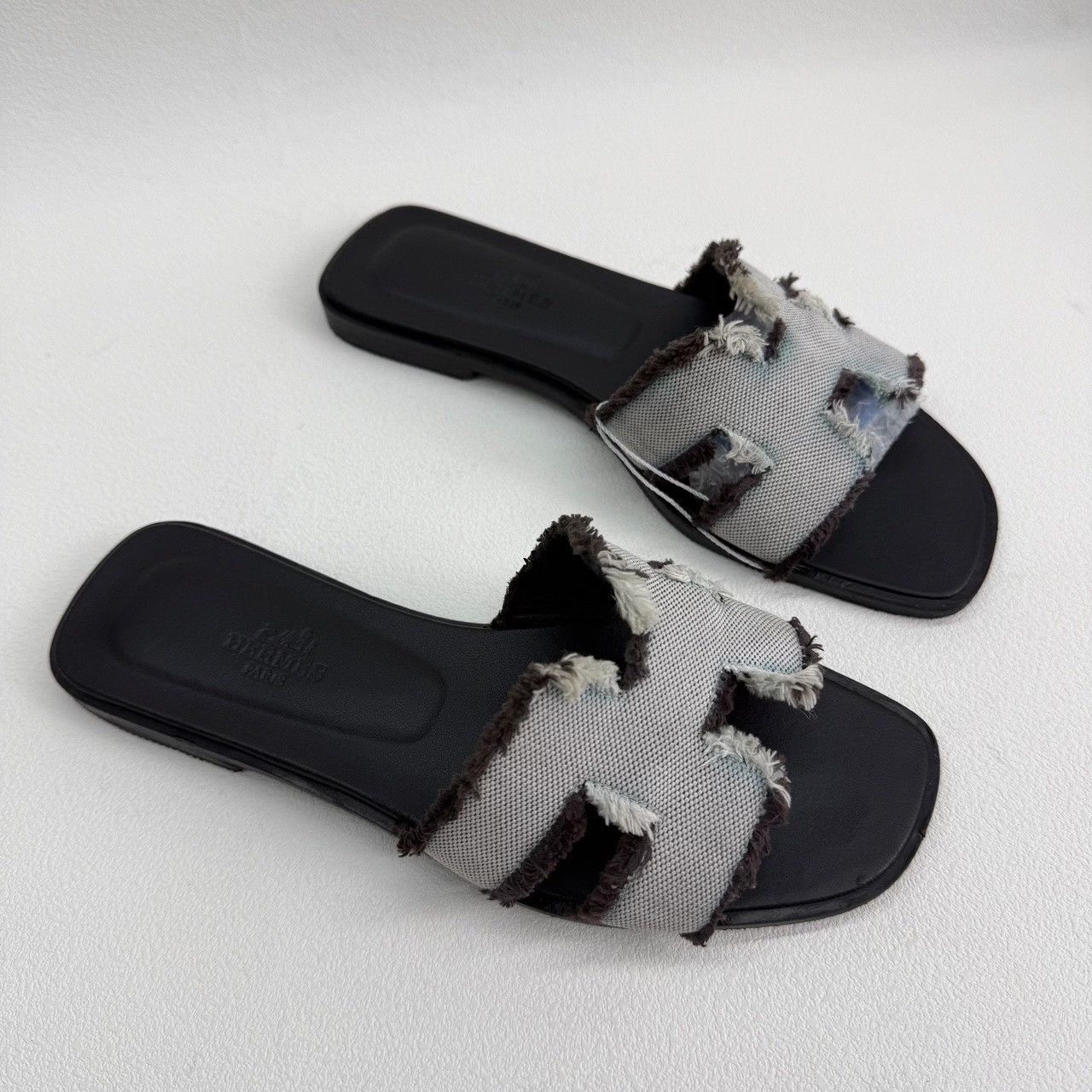 Hermes Hermes Frayed Oran Slides Size 36.5 Size US 6.5 / IT 36.5 - 4 Thumbnail