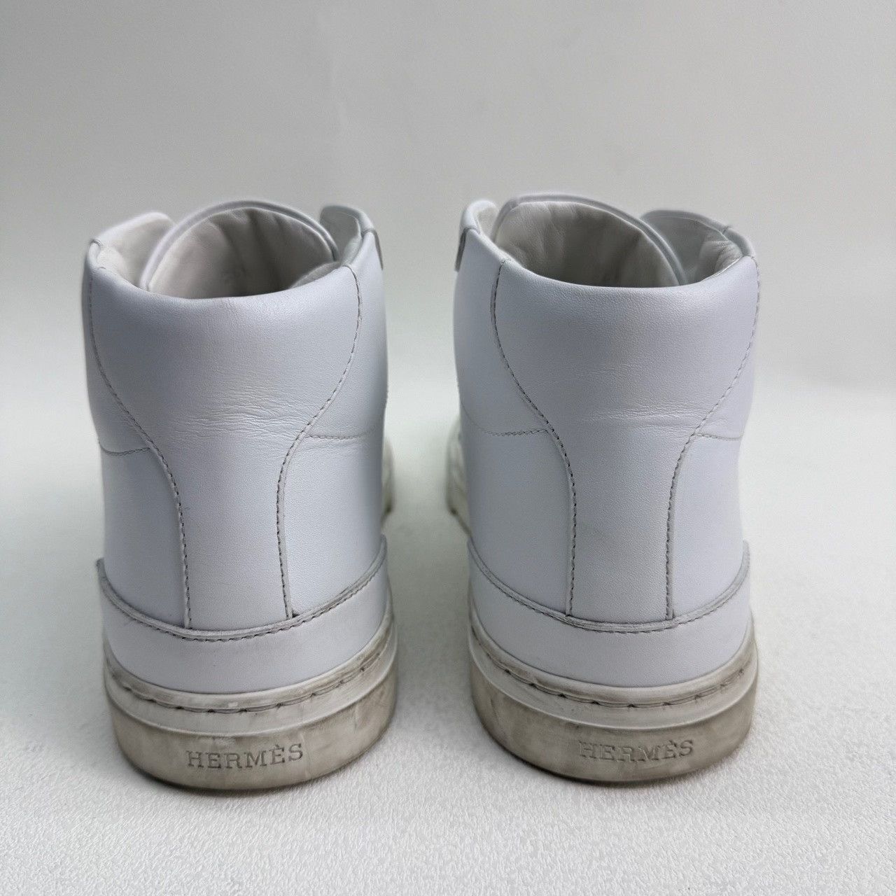 Hermes Hermès Kelly Leather High-Top Sneakers Size 36.5 Size US 5.5 / IT 35.5 - 6 Thumbnail