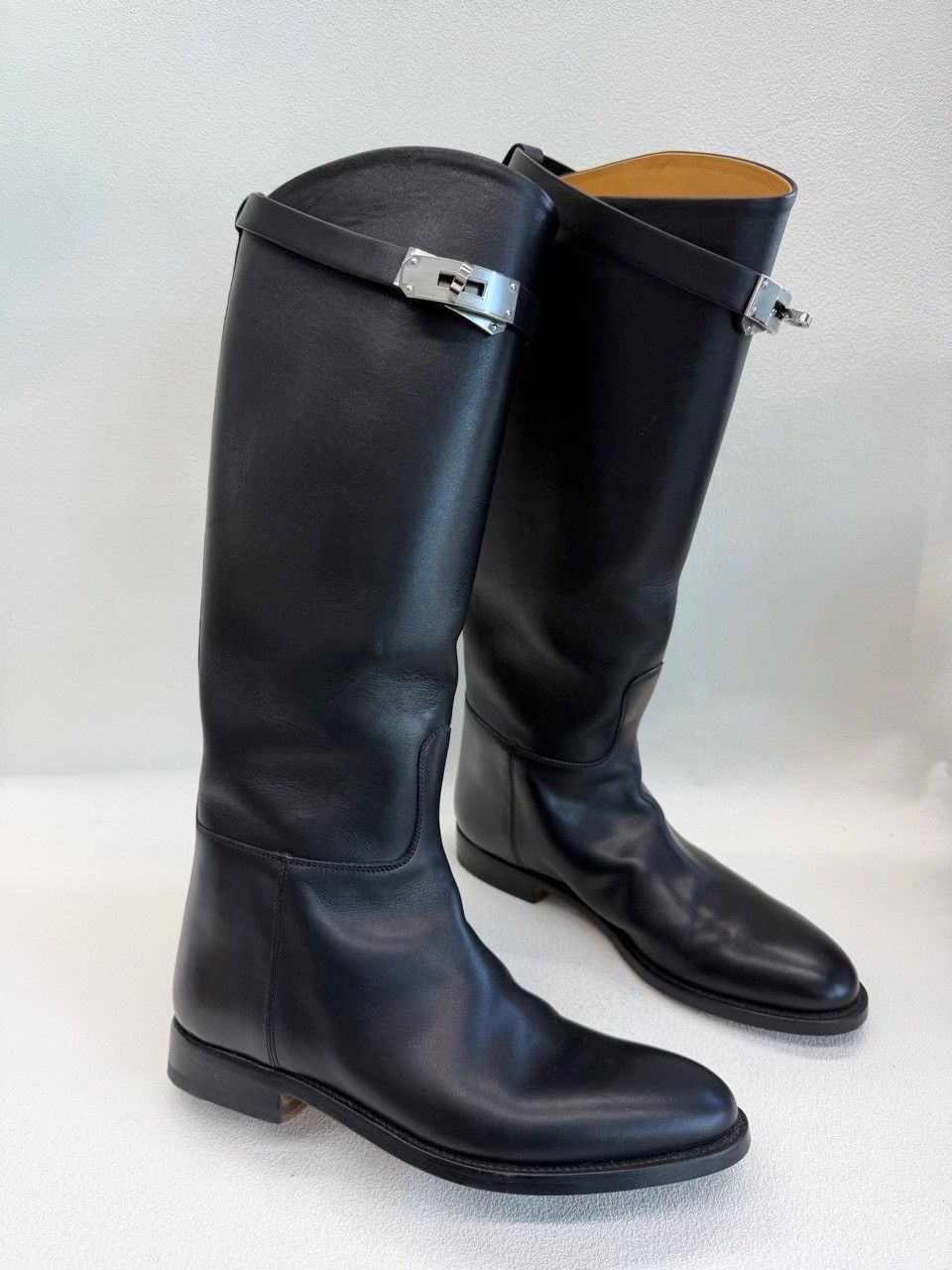Hermes Hermes Kelly Leather Boots Size 35.5 Size US 5.5 / IT 35.5 - 5 Thumbnail