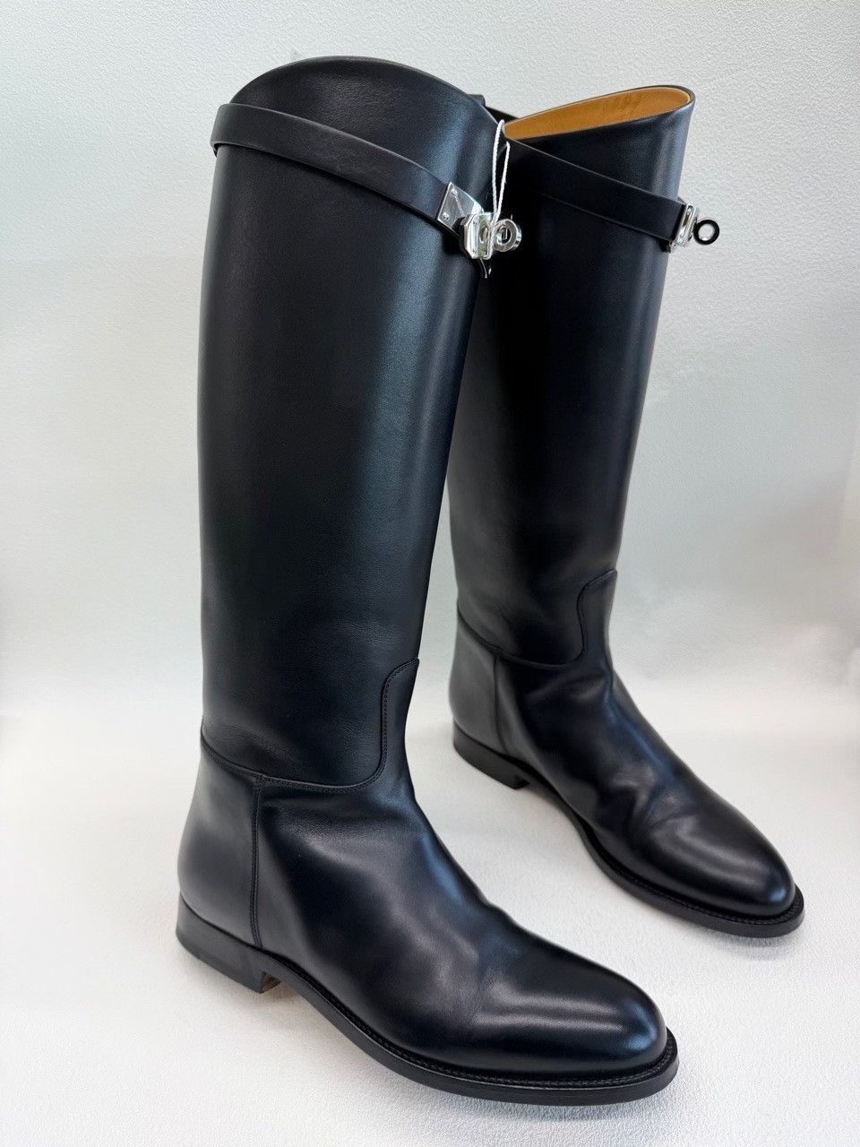 Hermes Hermes Jumping Leather Boots Size 35.5 Size US 5.5 / IT 35.5 - 5 Thumbnail