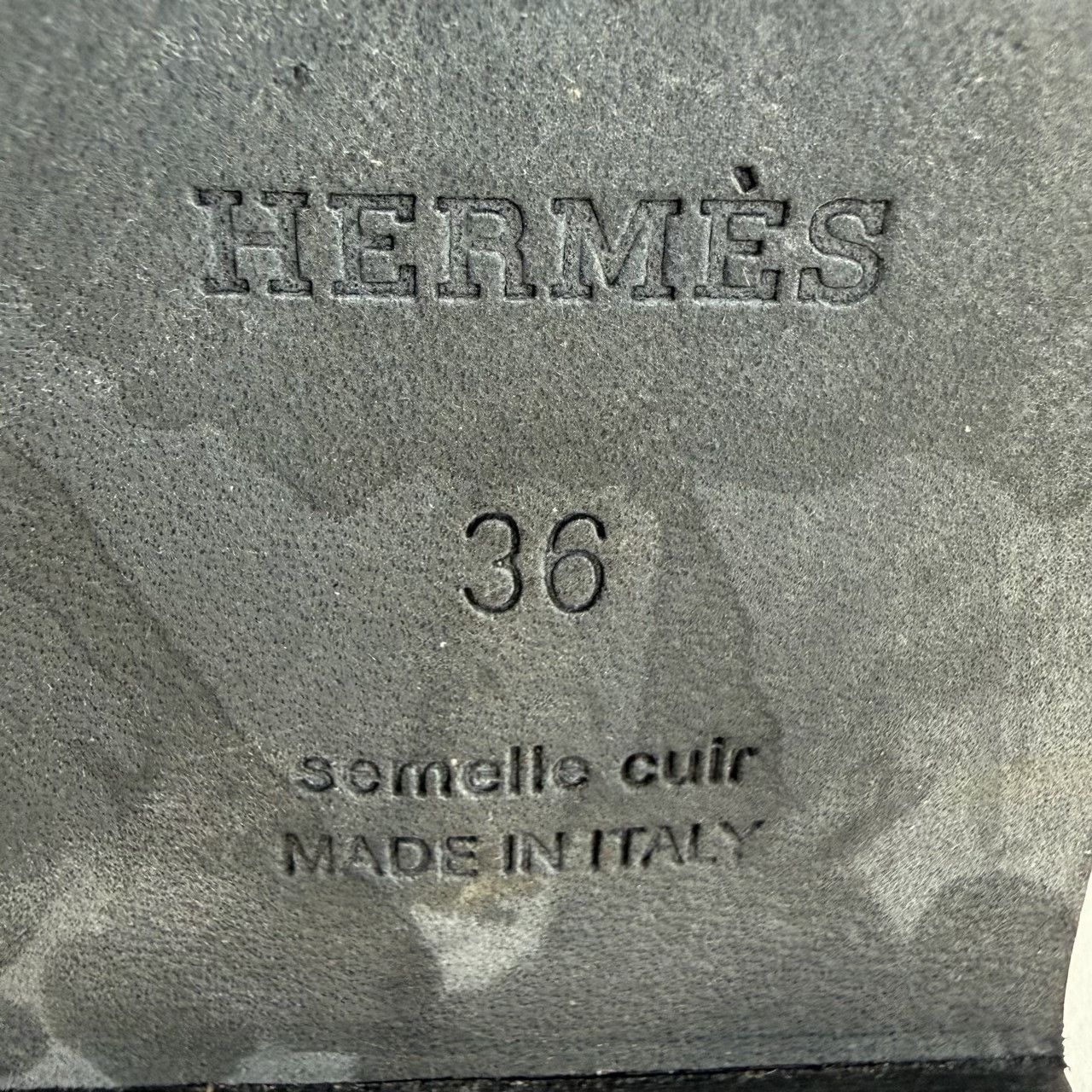 Hermes Hermès Oran Leather Sandals Size 36 Size US 6 / IT 36 - 7 Thumbnail