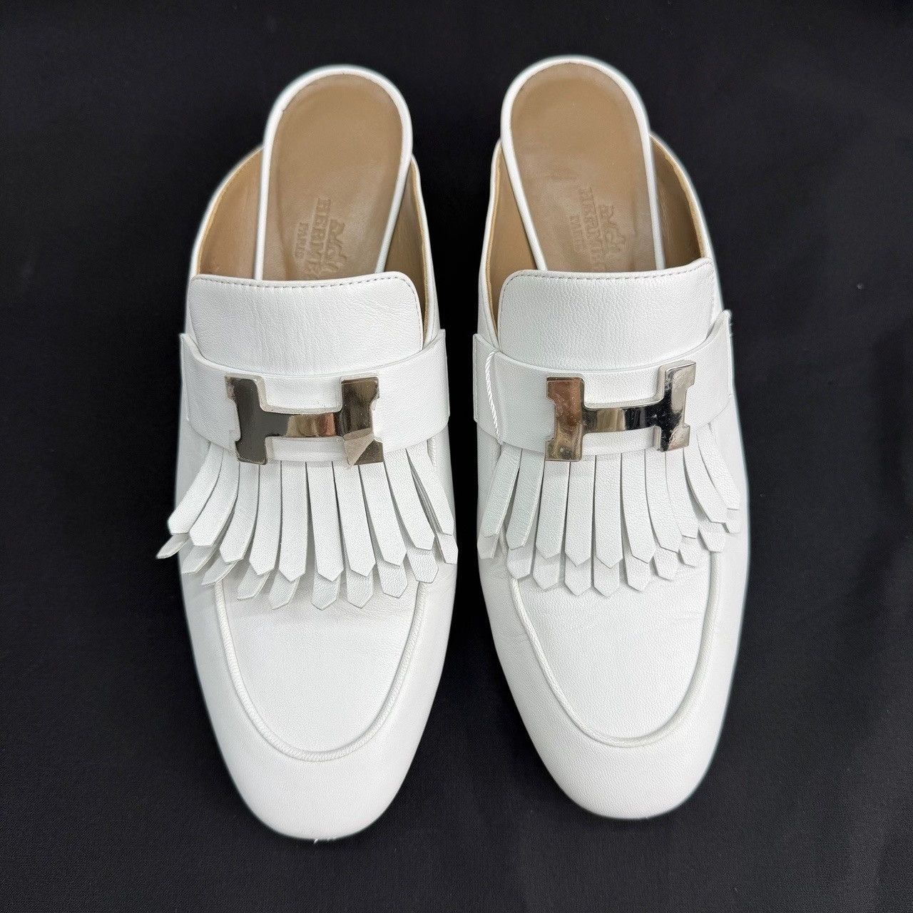 Hermes Hermes Fringe H-Buckle Mules Size 36 Size US 6 / IT 36 - 3 Thumbnail
