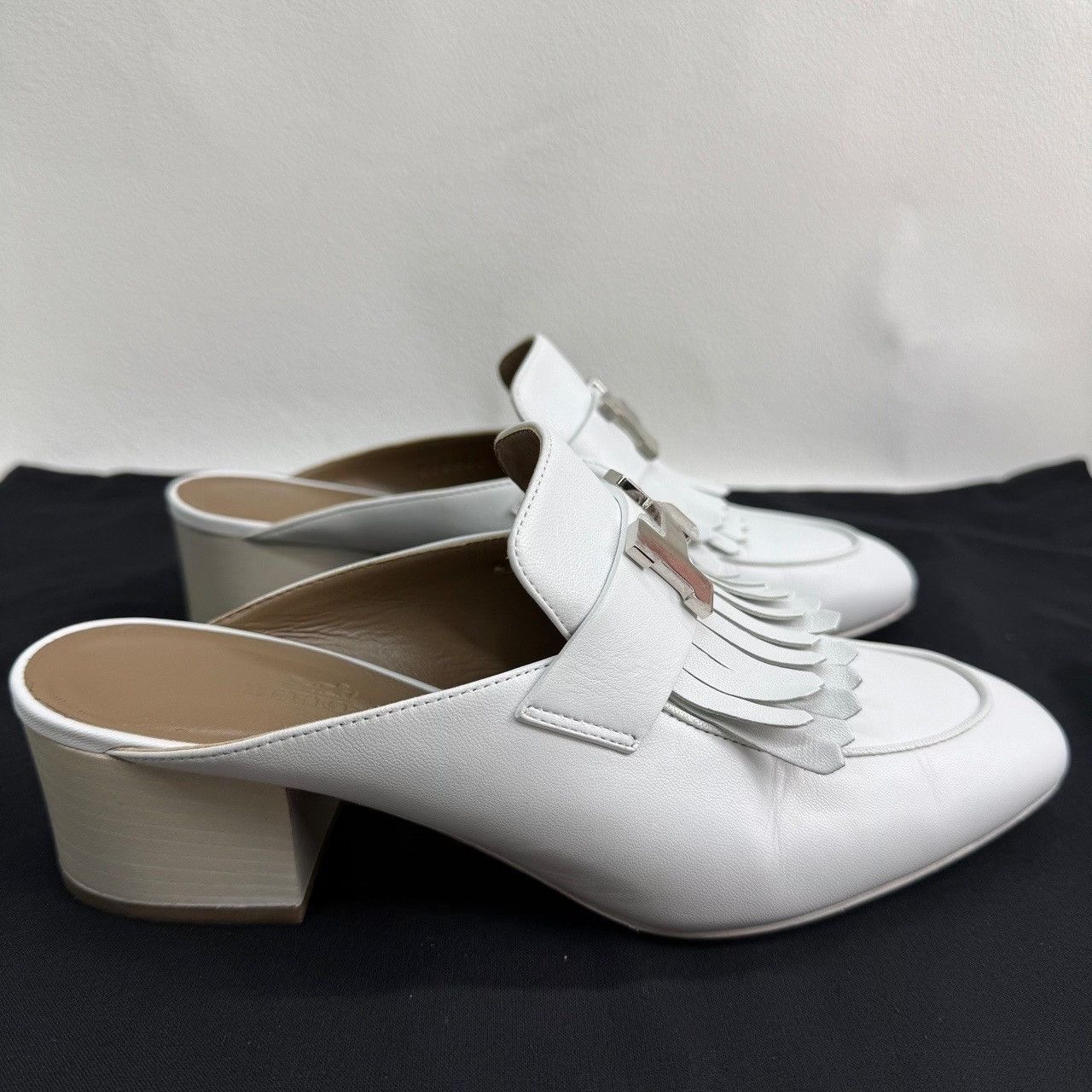 Hermes Hermes Fringe H-Buckle Mules Size 36 Size US 6 / IT 36 - 5 Thumbnail