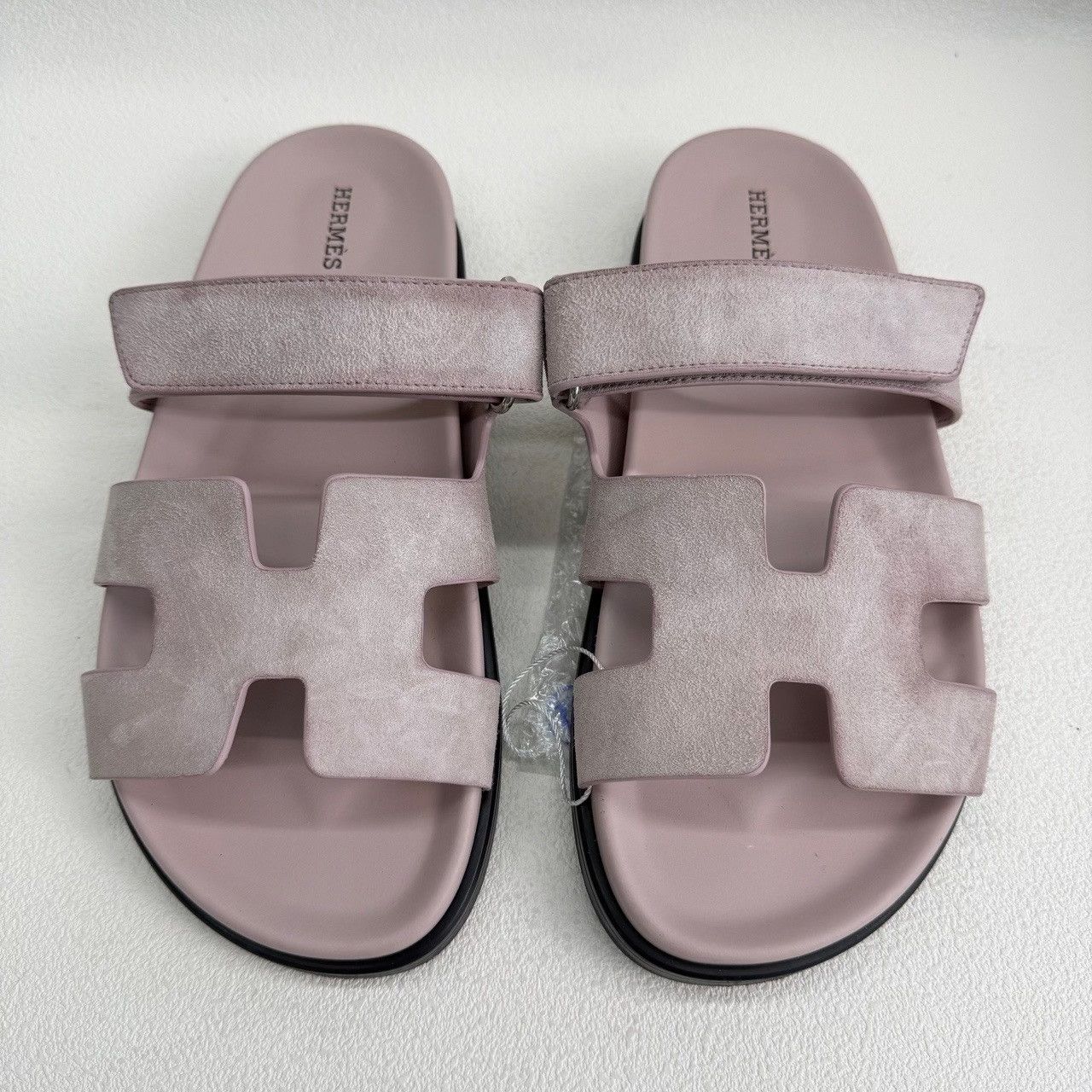 Hermes Hermès Pink Suede Chypre Sandals Size 39 Size US 9 / IT 39 - 3 Thumbnail