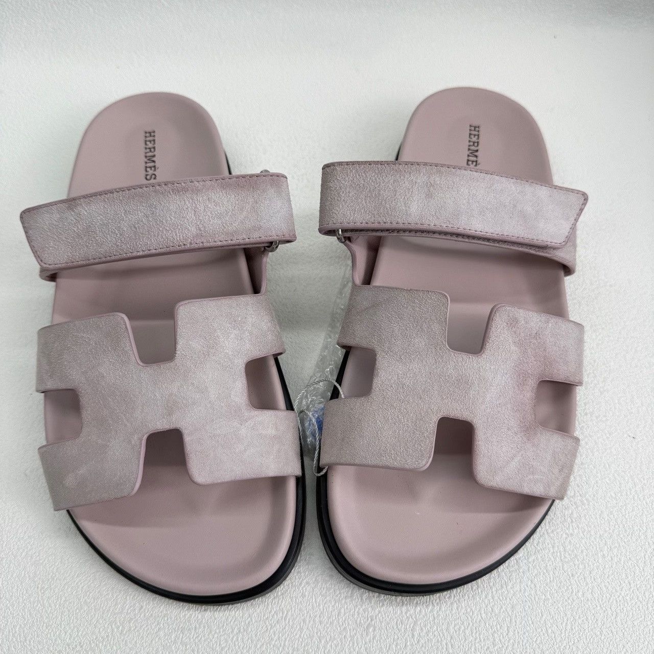 Hermes Hermès Pink Suede Chypre Sandals Size 39 Size US 9 / IT 39 - 10 Thumbnail