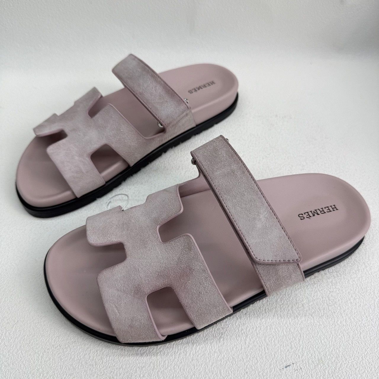 Hermes Hermès Pink Suede Chypre Sandals Size 39 Size US 9 / IT 39 - 2 Thumbnail