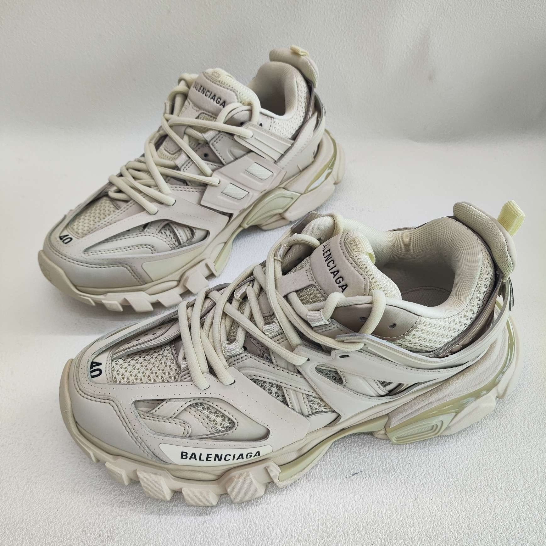 Balenciaga Balenciaga Beige Track Sneakers Size US 7 / EU 40 Size US 7 / EU 40 - 2 Thumbnail