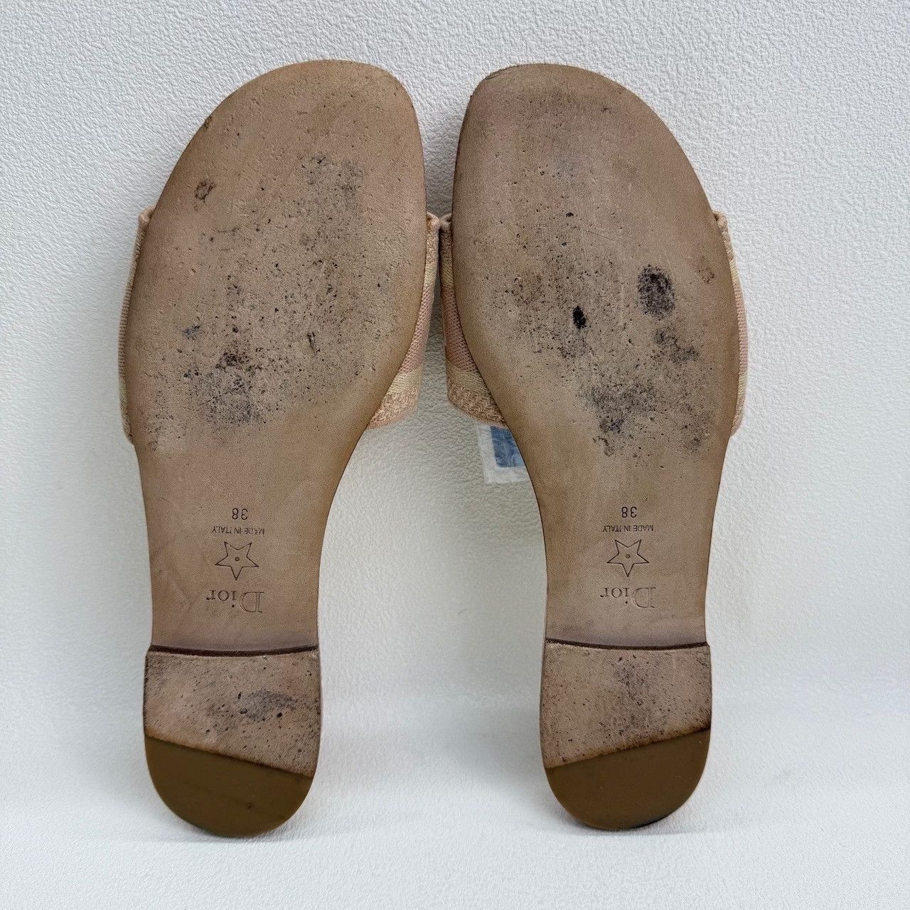 Dior Dior Dway Embroidered Slides Size 38 Size US 8 / IT 38 - 8 Thumbnail