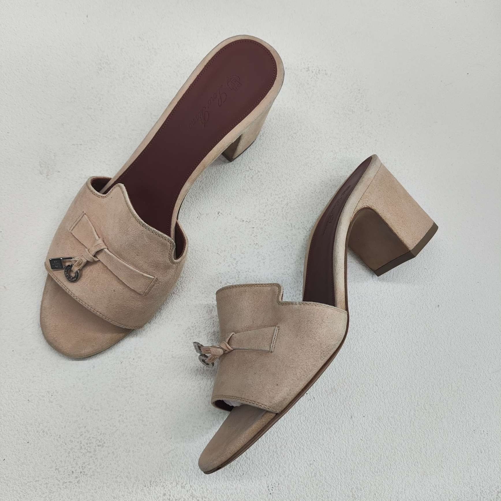 Loro Piana Loro Piana Suede Summer Charms Mules Size 38 Size US 8 / IT 38 - 9 Thumbnail
