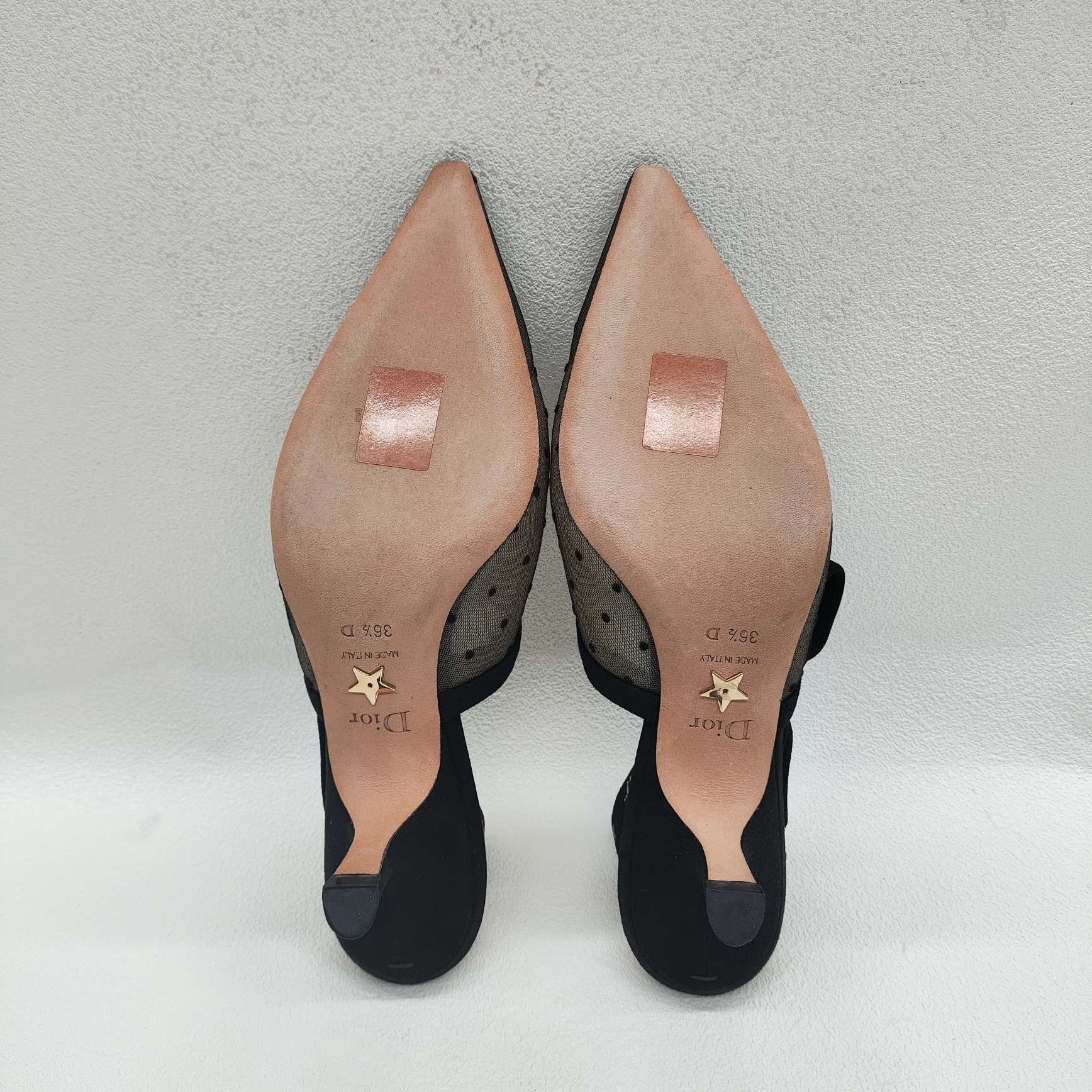 Dior Dior J'Adior Polka Dot Slingback Pumps Size 36.5 Size US 5.5 / IT 35.5 - 8 Thumbnail