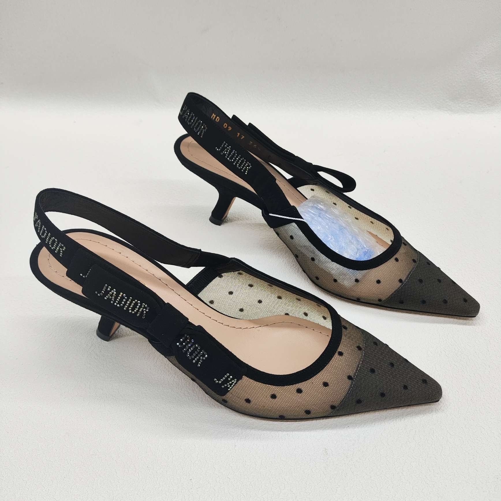 Dior Dior J'Adior Polka Dot Slingback Pumps Size 36.5 Size US 5.5 / IT 35.5 - 4 Thumbnail