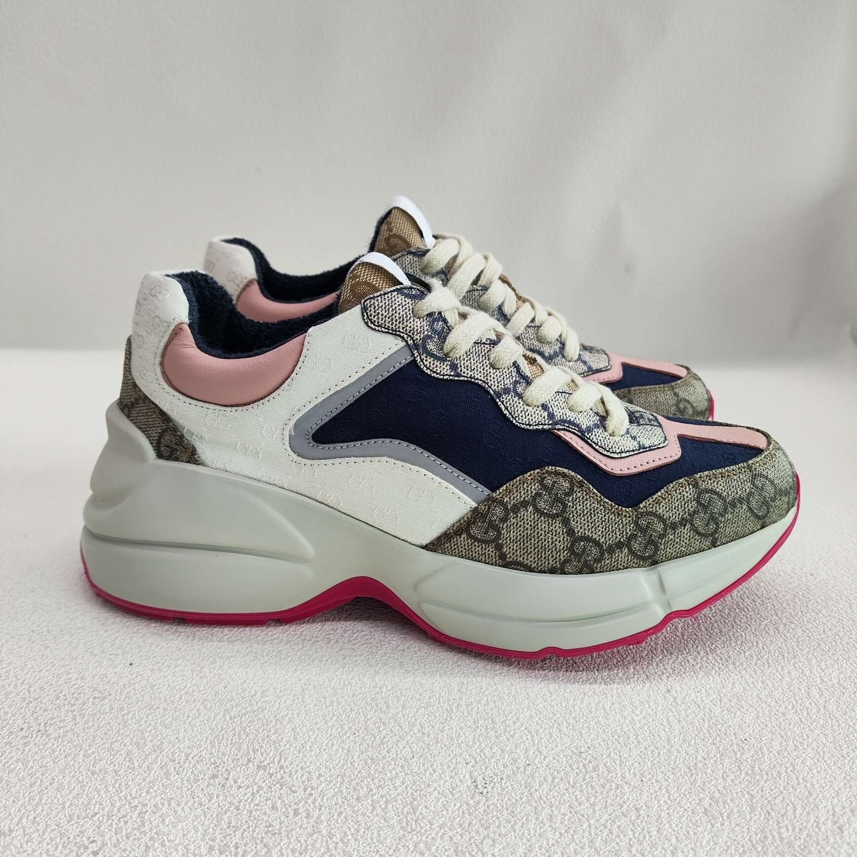 Gucci Gucci GG Multi-Color Sneakers Size 35.5 Size US 5.5 / IT 35.5 - 5 Thumbnail