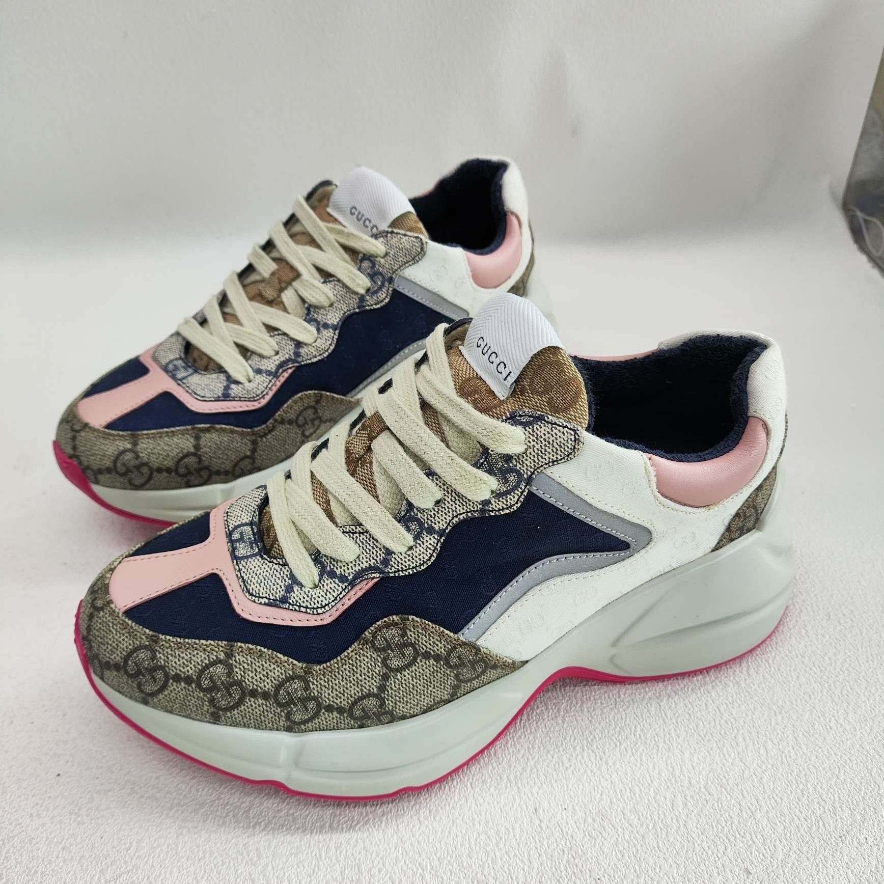 Gucci Gucci GG Multi-Color Sneakers Size 35.5 Size US 5.5 / IT 35.5 - 2 Thumbnail