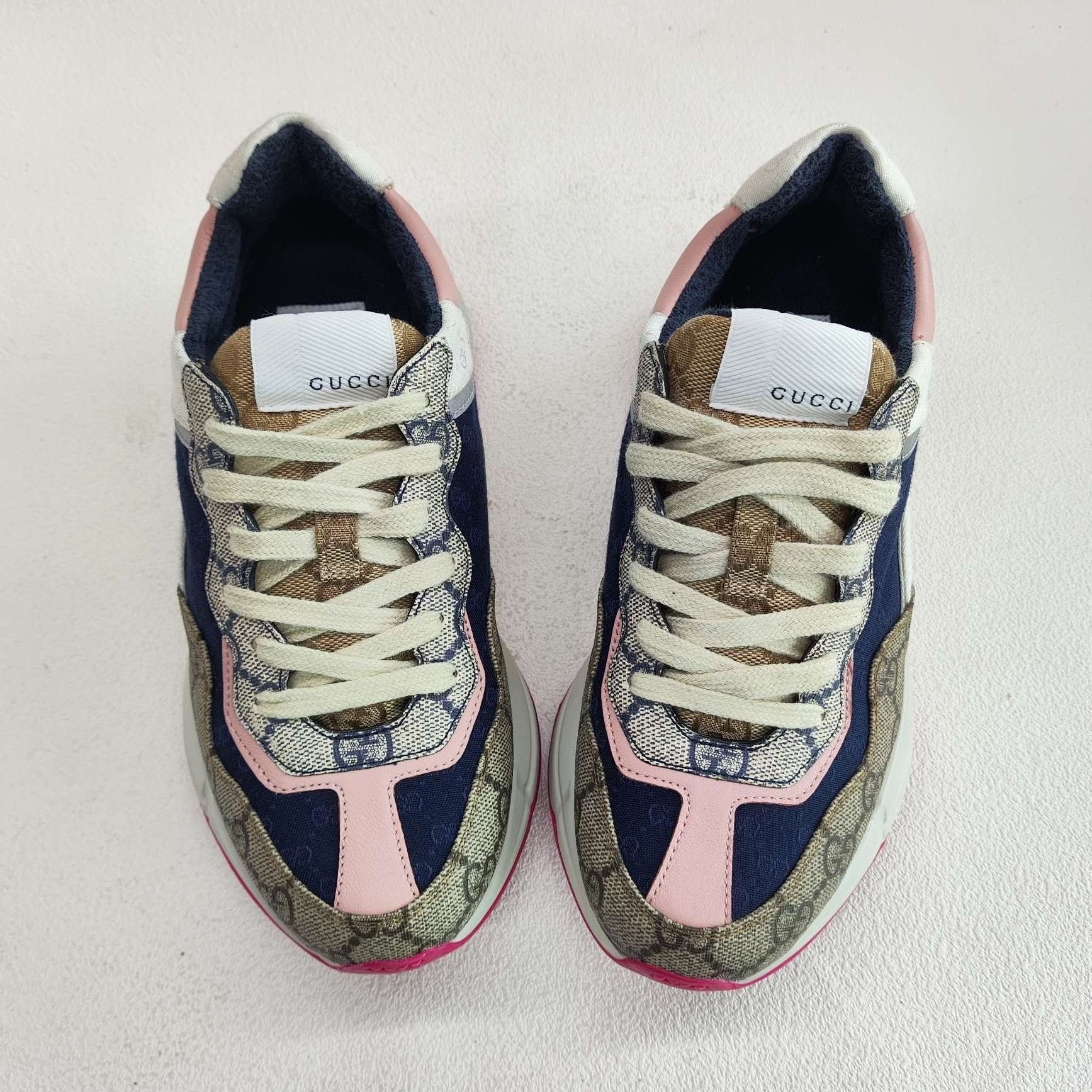 Gucci Gucci GG Multi-Color Sneakers Size 35.5 Size US 5.5 / IT 35.5 - 10 Thumbnail