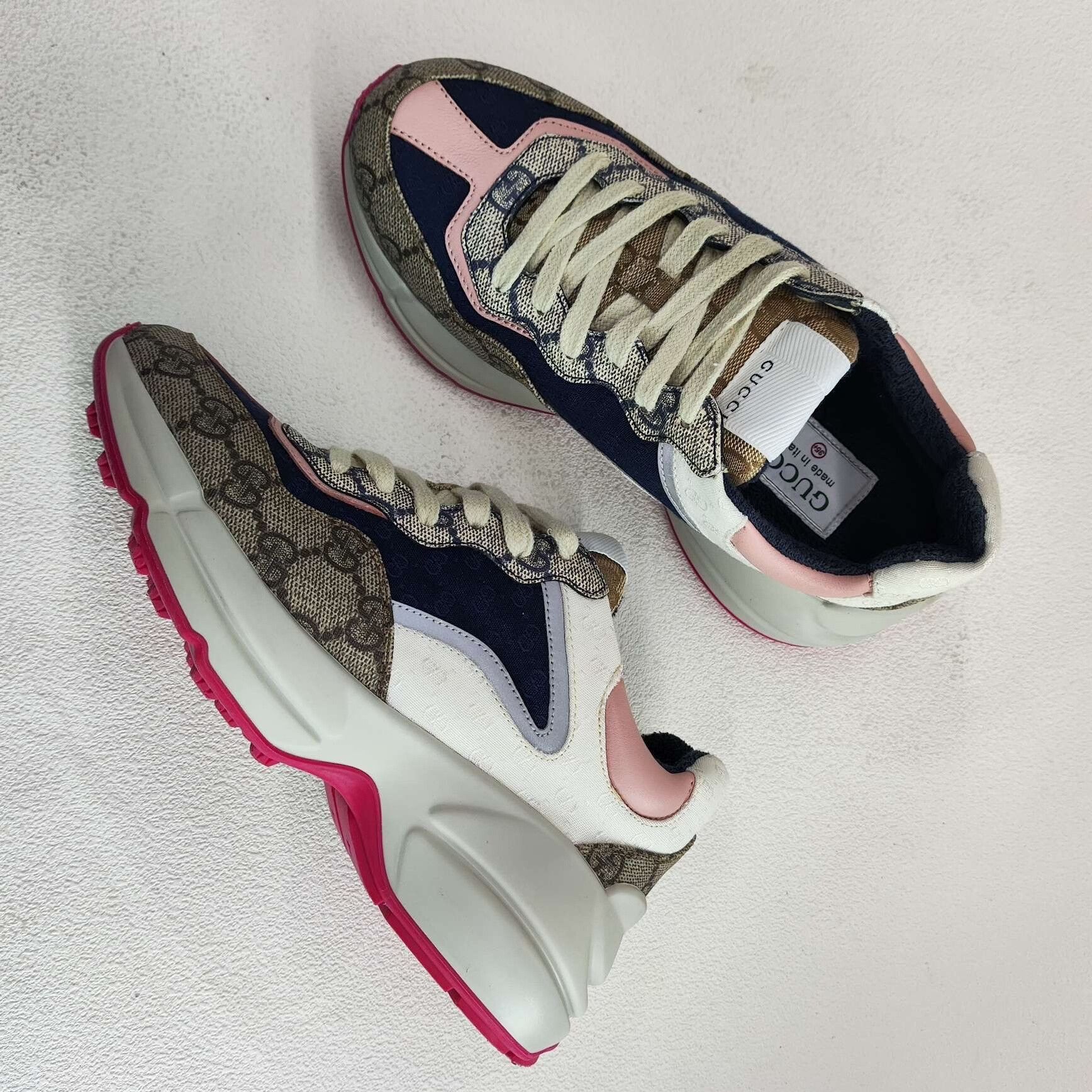 Gucci Gucci GG Multi-Color Sneakers Size 35.5 Size US 5.5 / IT 35.5 - 9 Thumbnail