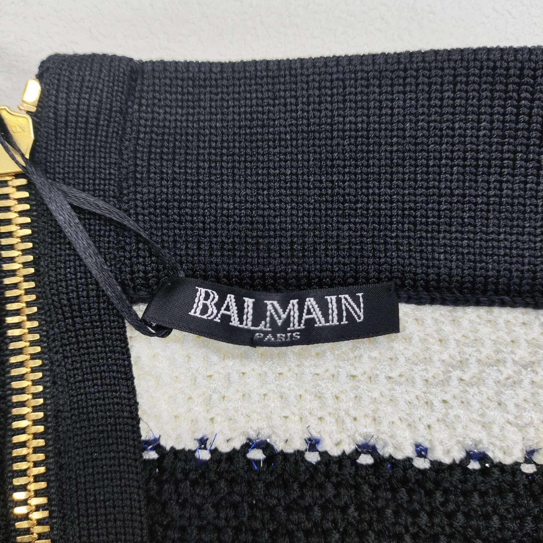 Balmain Balmain Striped Sequin Mini Skirt Size 34 Size 25" / US 0 / IT 36 - 7 Thumbnail