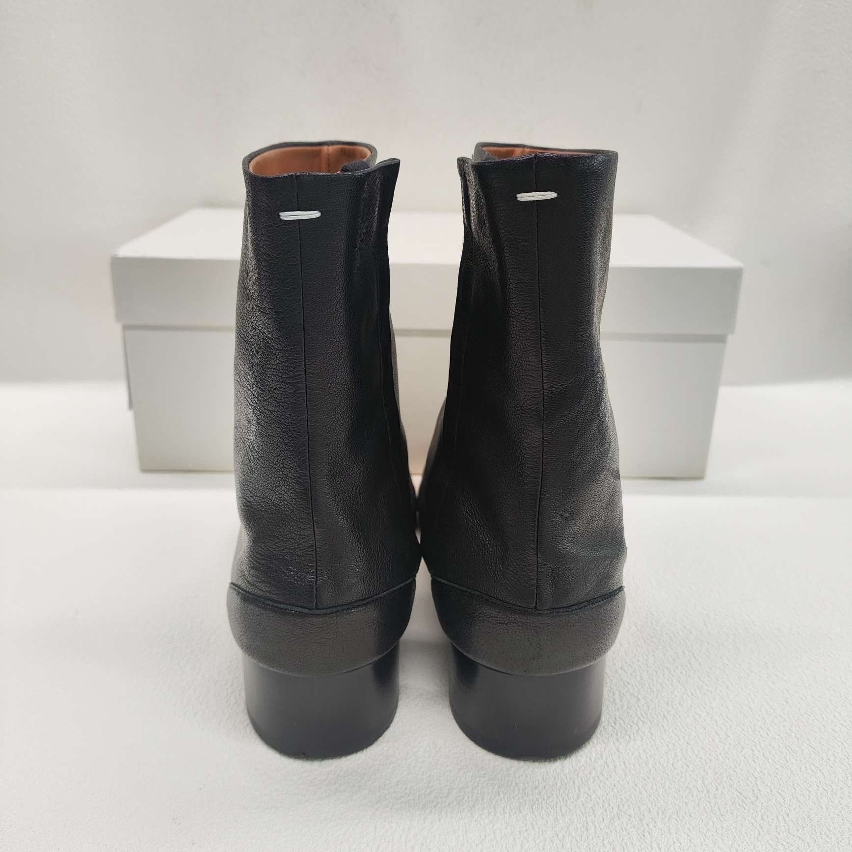 Maison Margiela Maison Margiela Black Leather Tabi Boots Size 36 Size US 6 / IT 36 - 6 Thumbnail