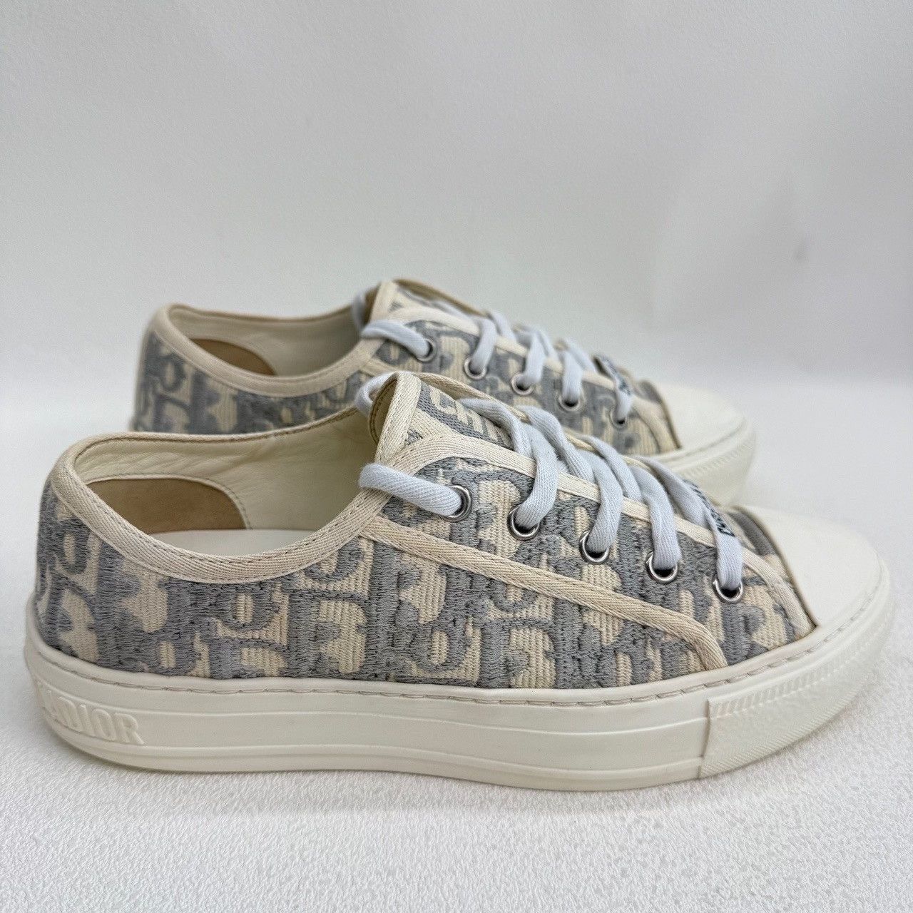 Dior Dior Oblique Walk'n'Dior Low-Top Sneakers 36.5 Size US 6.5 / IT 36.5 - 5 Thumbnail