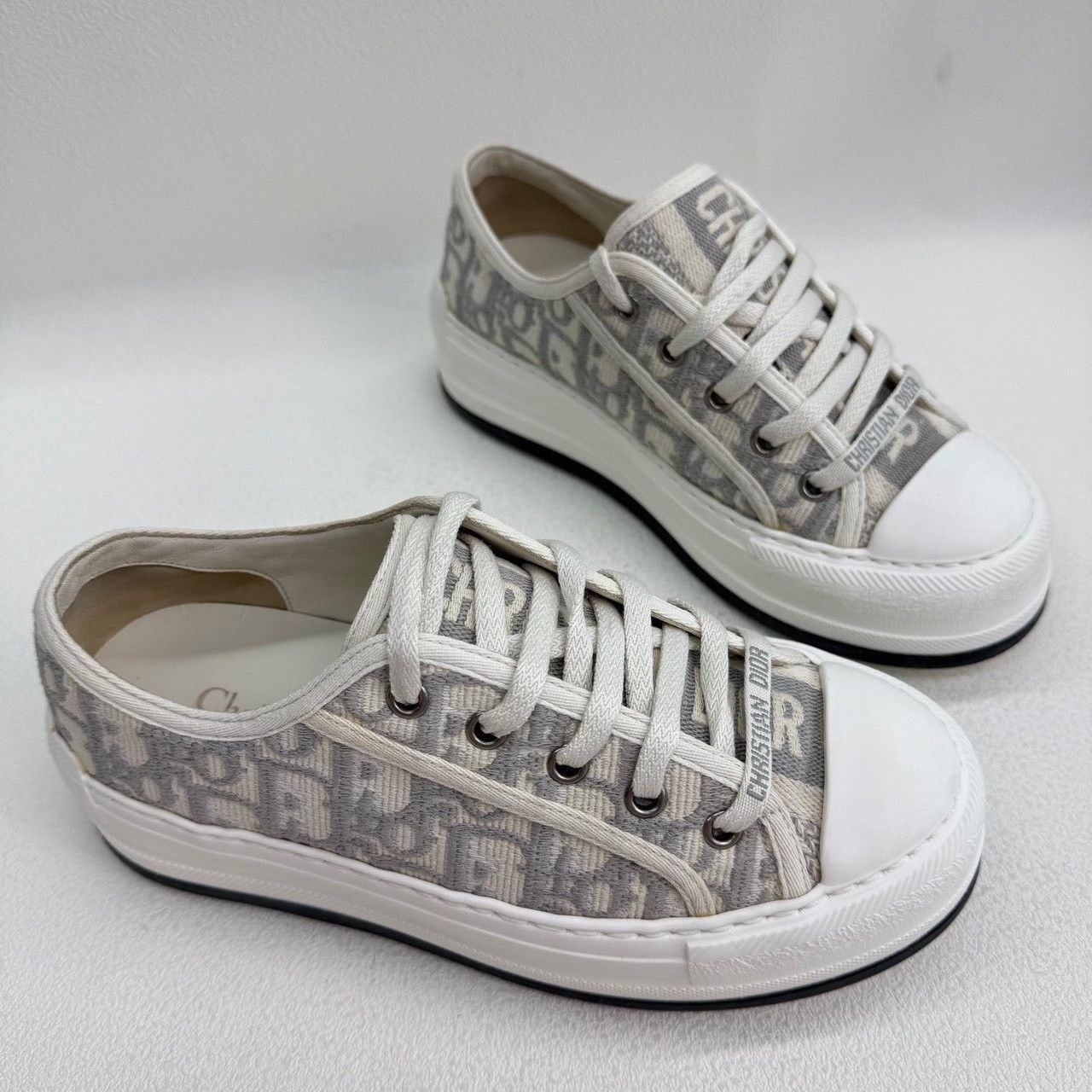 Dior Dior Oblique Walk'n'Dior Platform Sneakers Size 35.5 Size US 5.5 / IT 35.5 - 4 Thumbnail