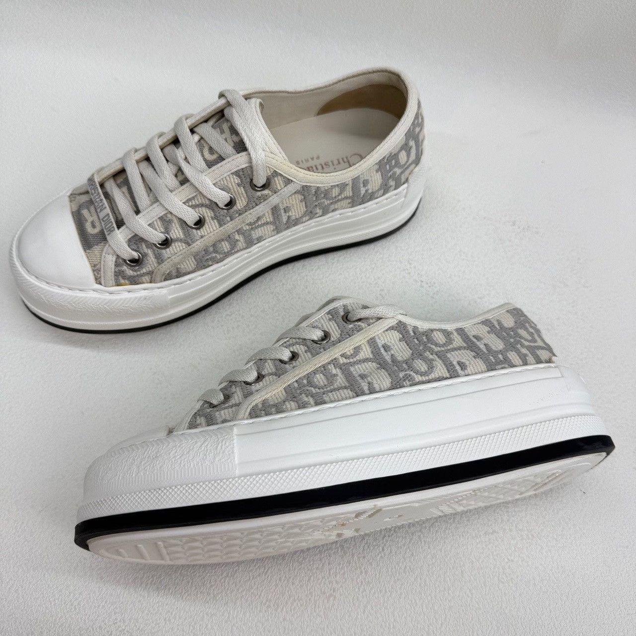 Dior Dior Oblique Walk'n'Dior Platform Sneakers Size 35.5 Size US 5.5 / IT 35.5 - 9 Thumbnail