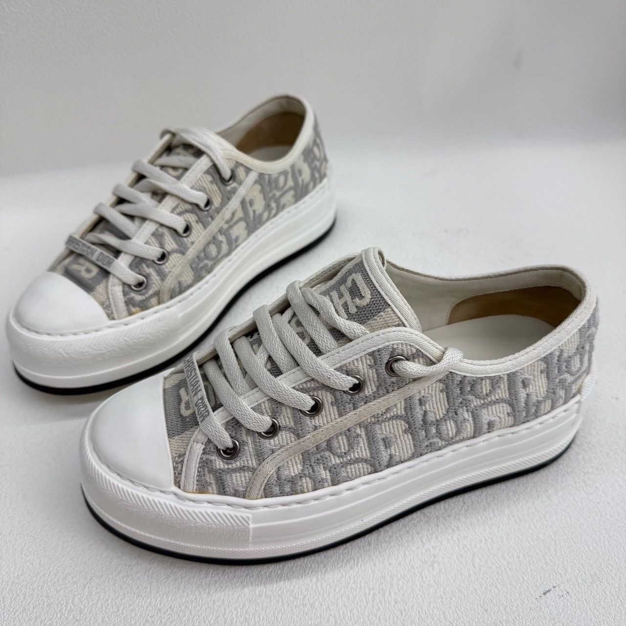 Dior Dior Oblique Walk'n'Dior Platform Sneakers Size 35.5 Size US 5.5 / IT 35.5 - 2 Thumbnail