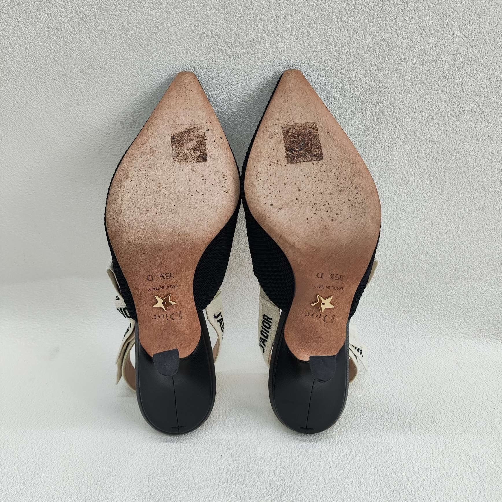 Dior Dior J'Adior Ribbon Slingback Heels Size 35.5 Size US 5.5 / IT 35.5 - 8 Thumbnail