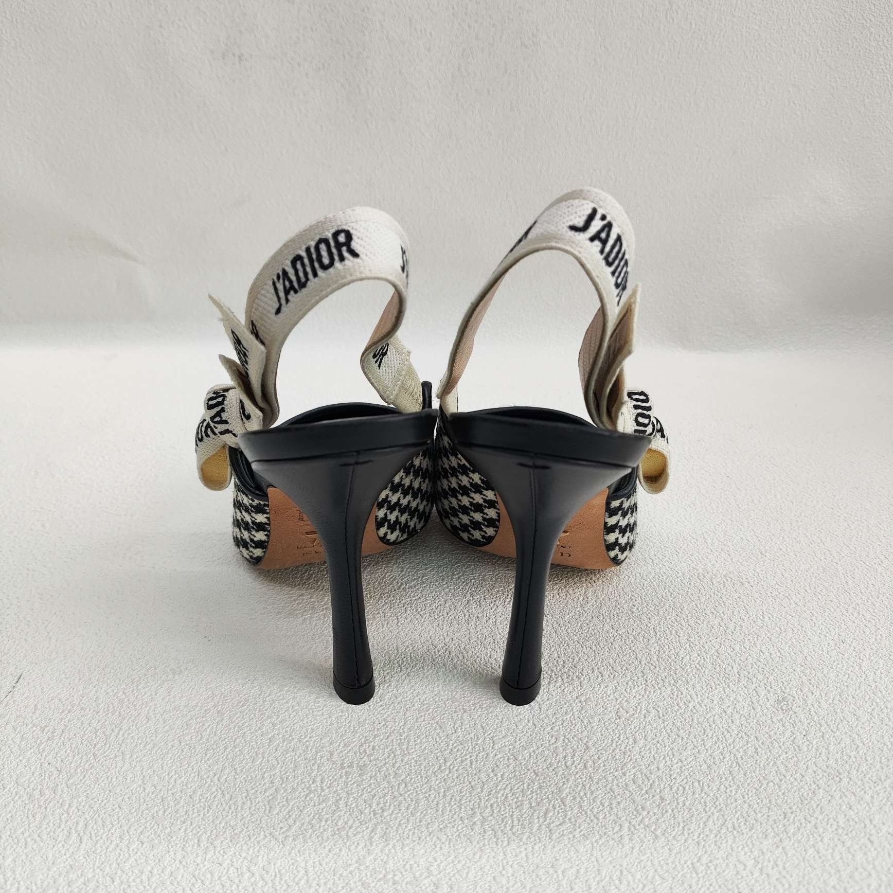 Dior Dior J'Adior Houndstooth Pumps Size 35.5 Size US 5.5 / IT 35.5 - 6 Thumbnail