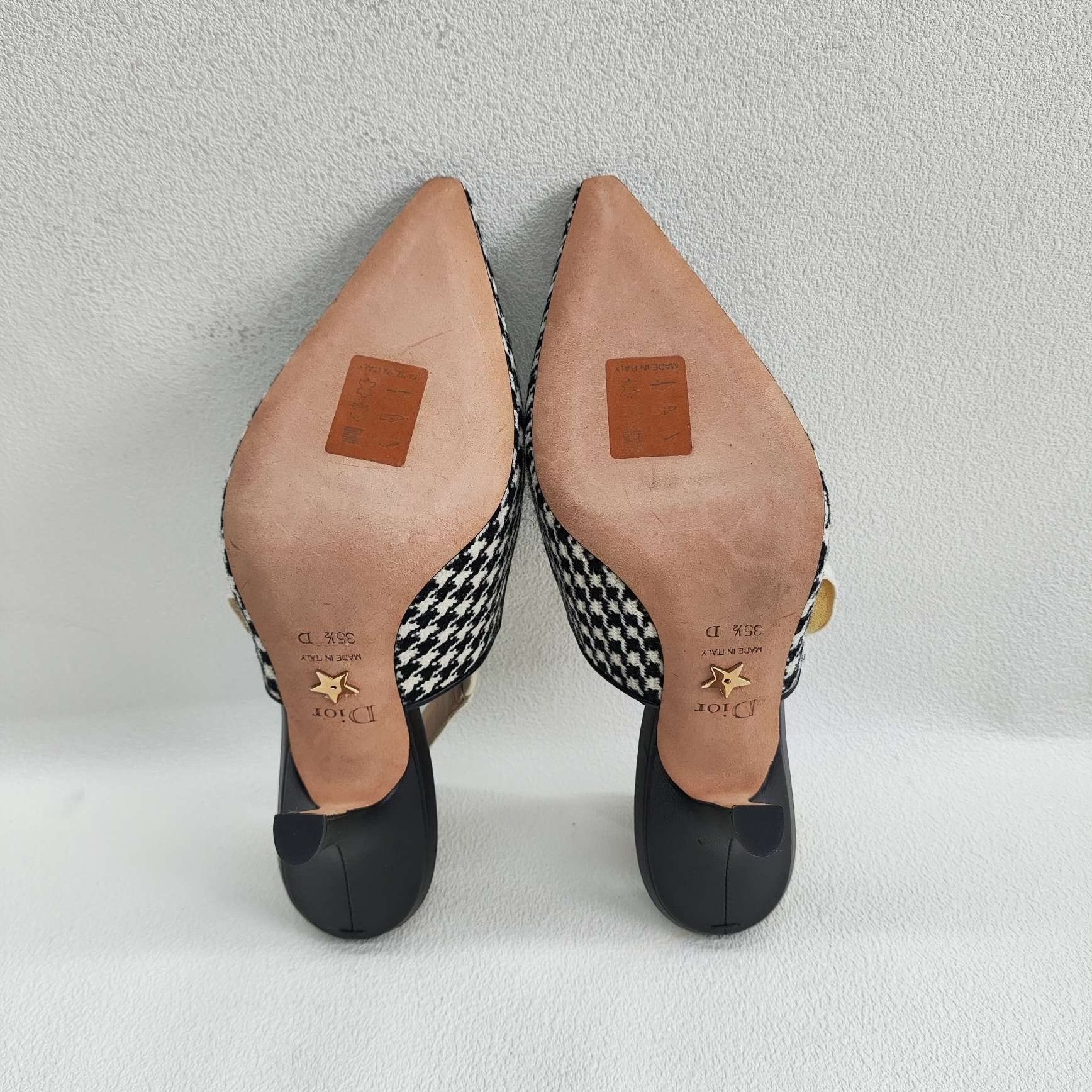 Dior Dior J'Adior Houndstooth Pumps Size 35.5 Size US 5.5 / IT 35.5 - 8 Thumbnail