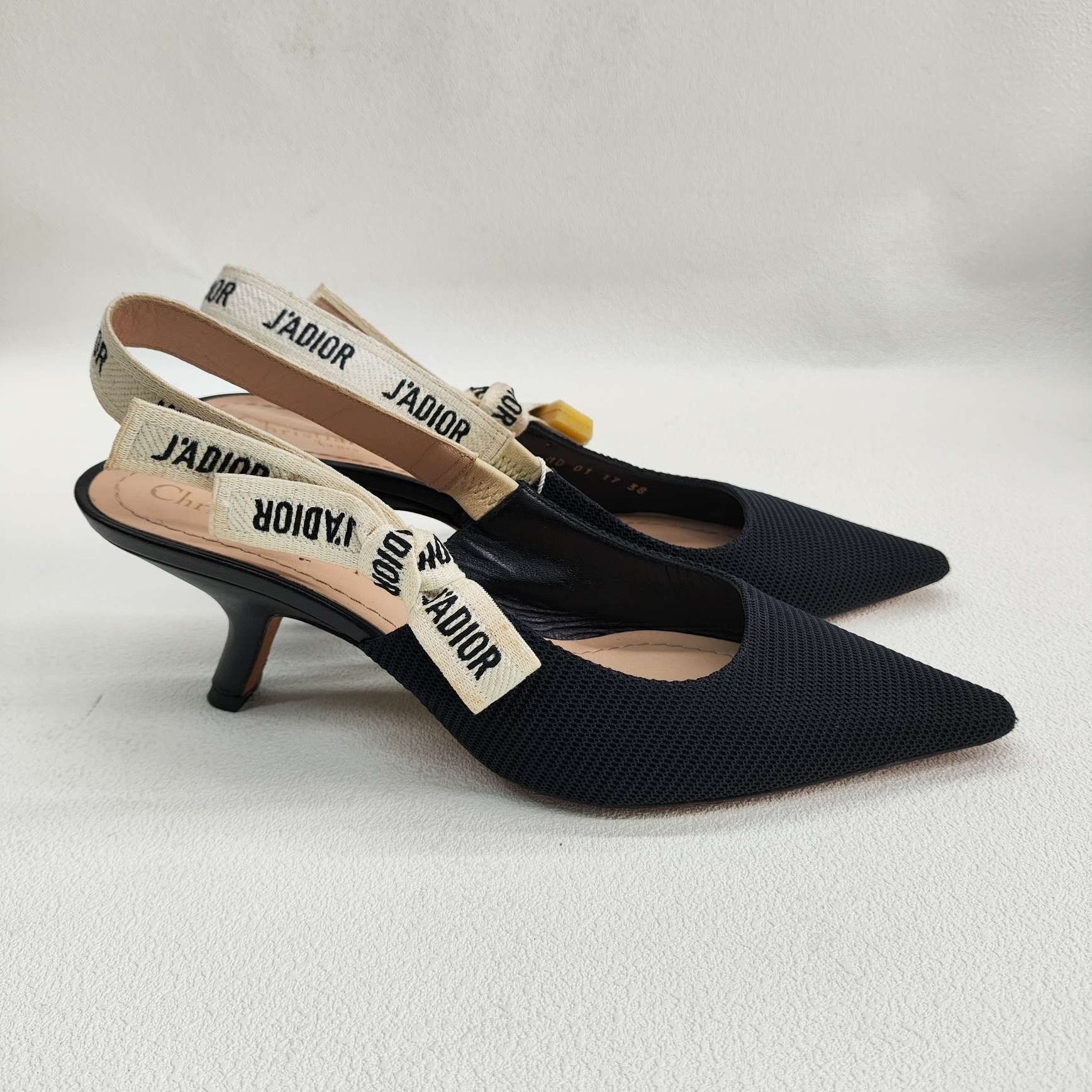 Dior Dior J'Adior Mesh Slingback Pumps Size 38 Size US 8 / IT 38 - 5 Thumbnail