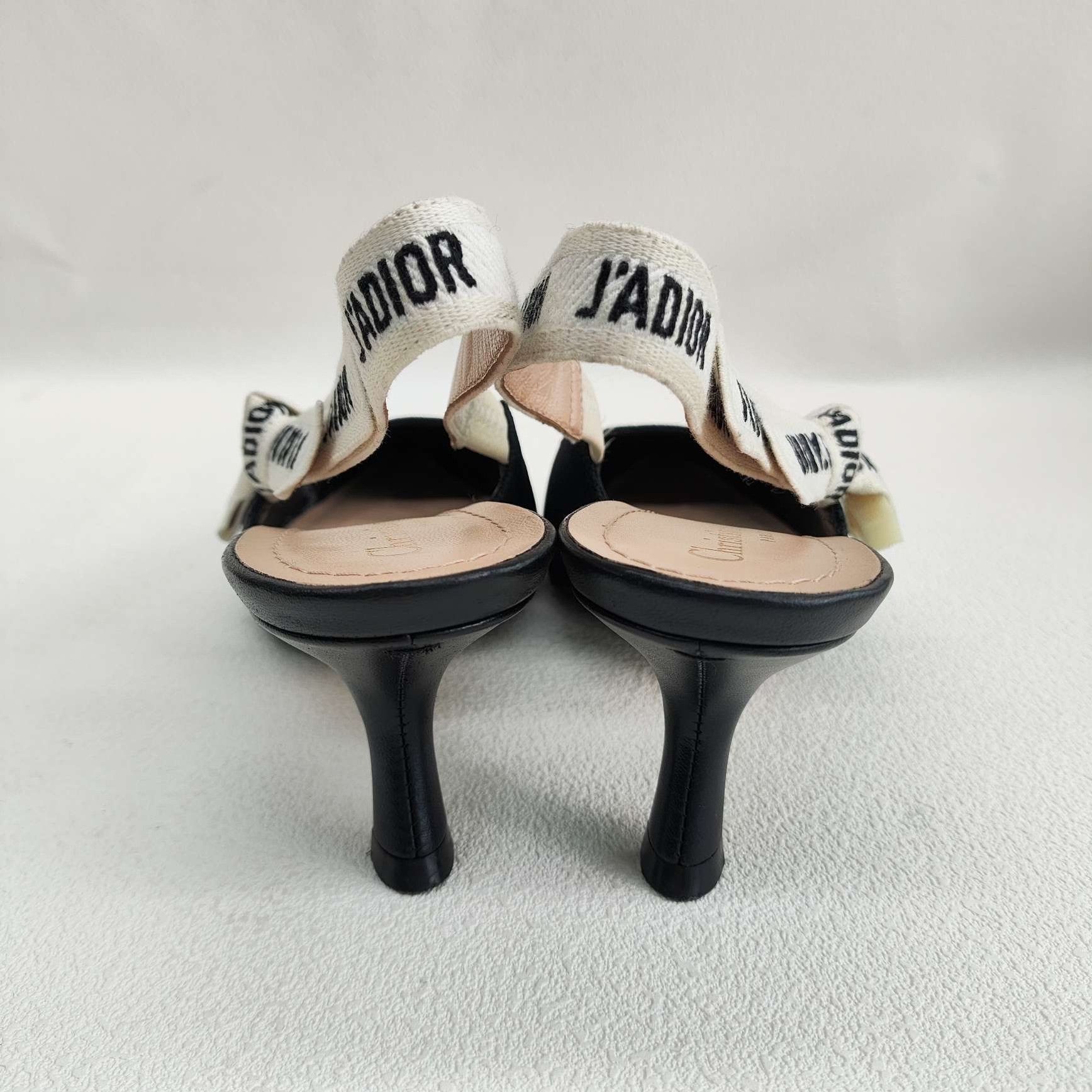 Dior Dior J'Adior Logo Slingback Heels Size 37 Size US 7 / IT 37 - 6 Thumbnail