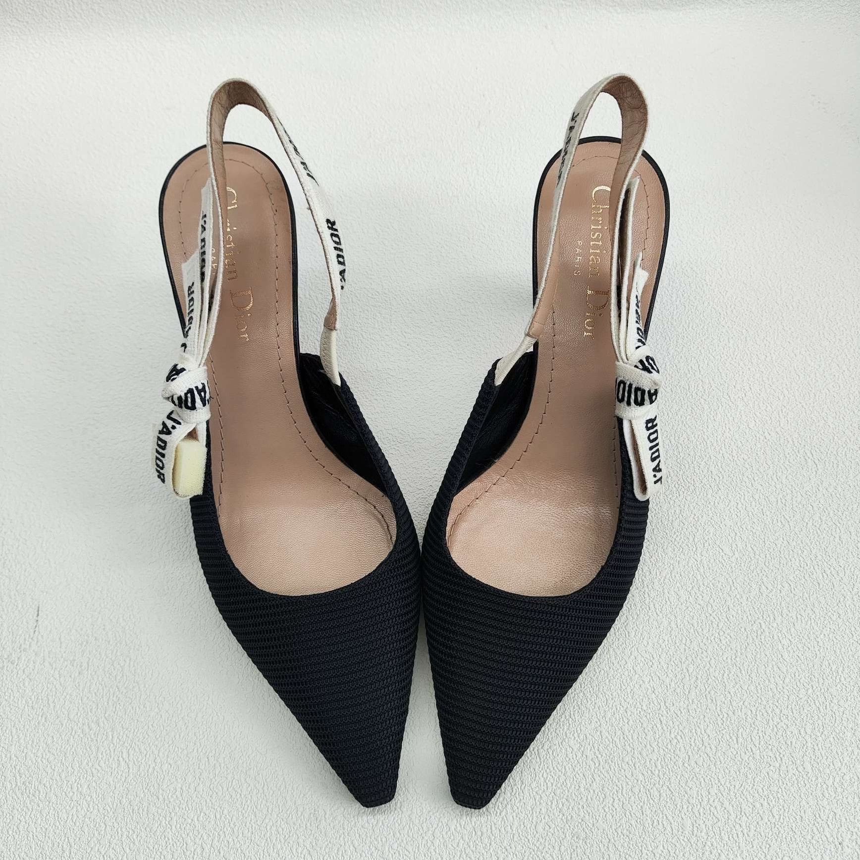 Dior Dior J'Adior Logo Slingback Heels Size 37 Size US 7 / IT 37 - 10 Thumbnail