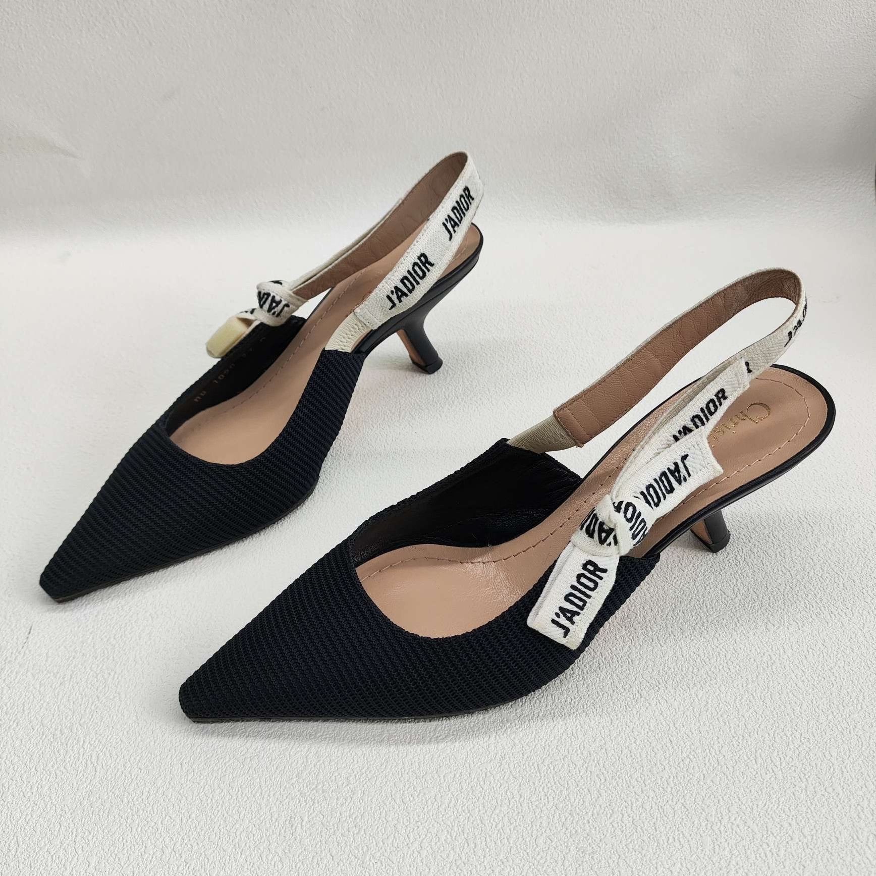 Dior Dior J'Adior Logo Slingback Heels Size 37 Size US 7 / IT 37 - 2 Thumbnail