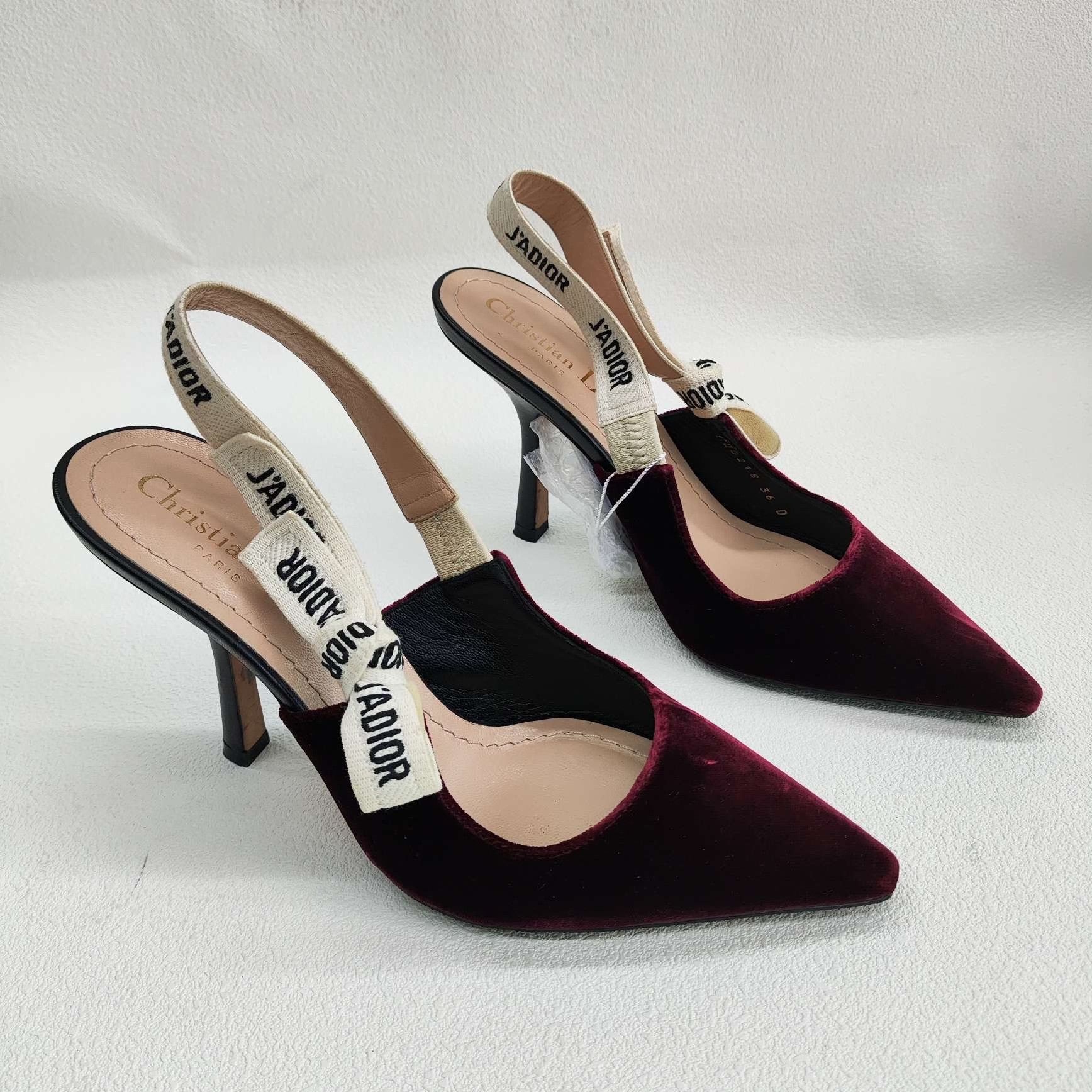 Dior Dior J'Adior Velvet Slingback Heels Size 36 Size US 6 / IT 36 - 4 Thumbnail