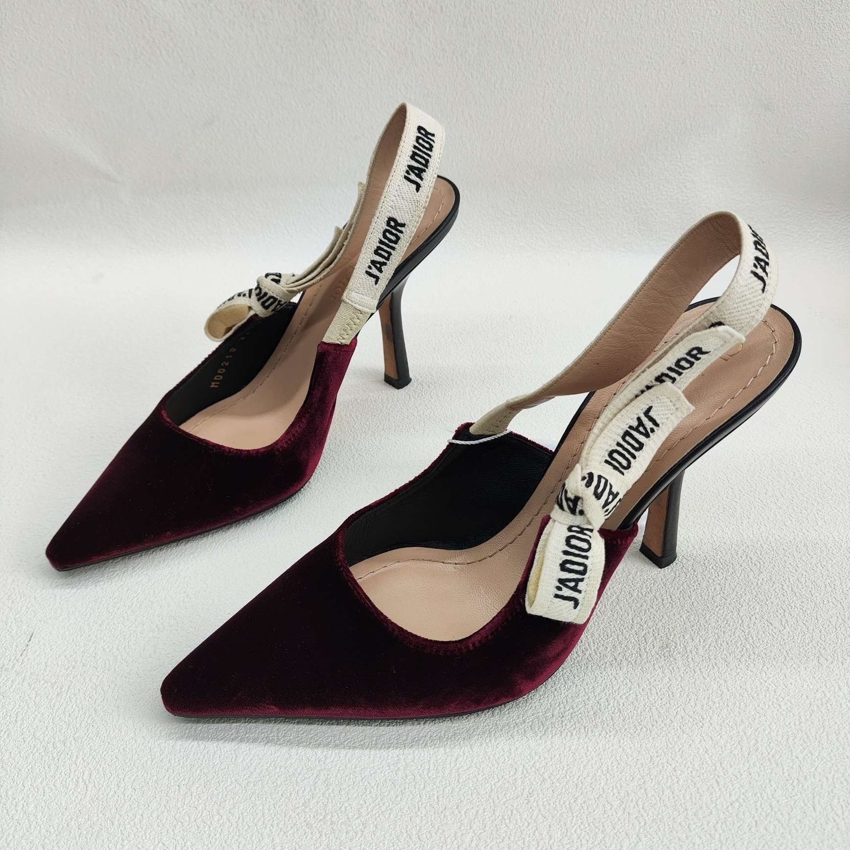 Dior Dior J'Adior Velvet Slingback Heels Size 36 Size US 6 / IT 36 - 2 Thumbnail