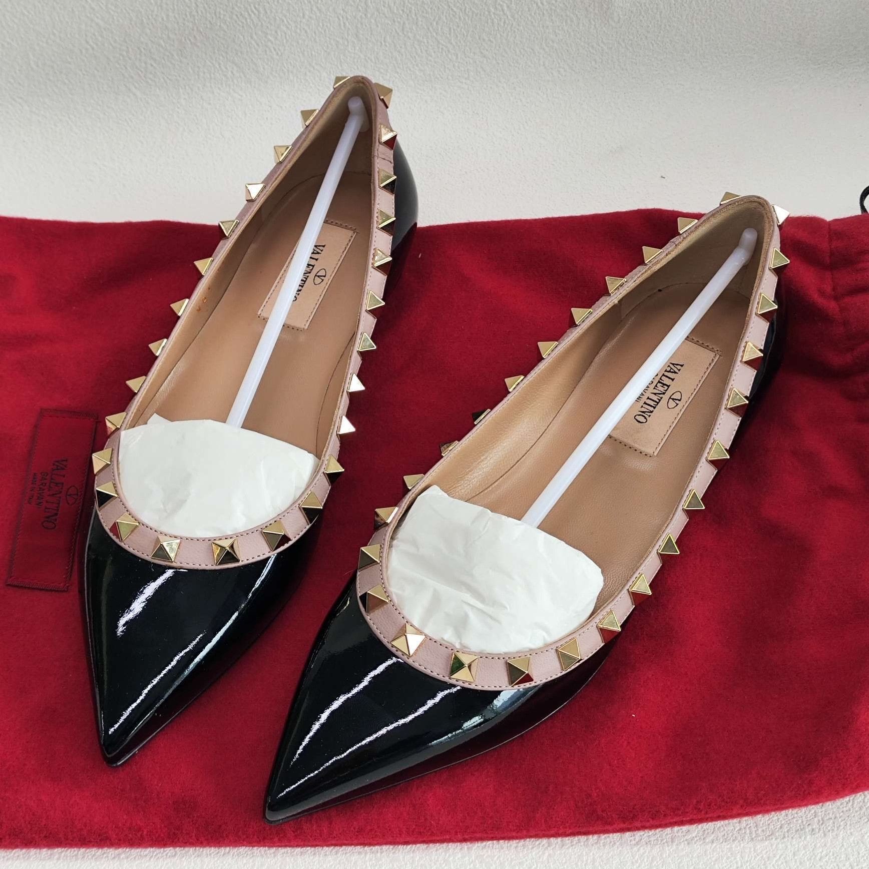 Valentino Valentino Rockstud Patent Flats Size 36 Size US 6 / IT 36 - 9 Thumbnail