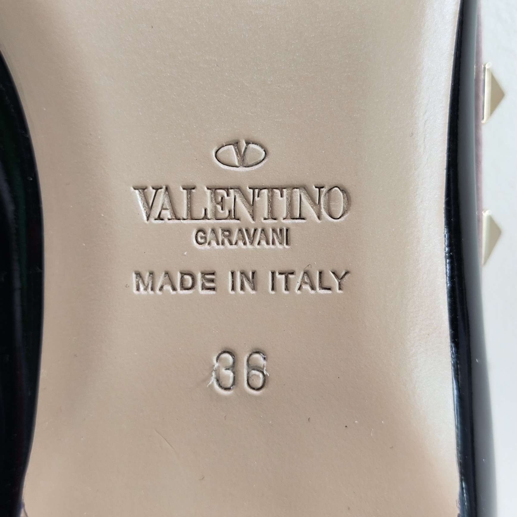 Valentino Valentino Rockstud Patent Flats Size 36 Size US 6 / IT 36 - 7 Thumbnail