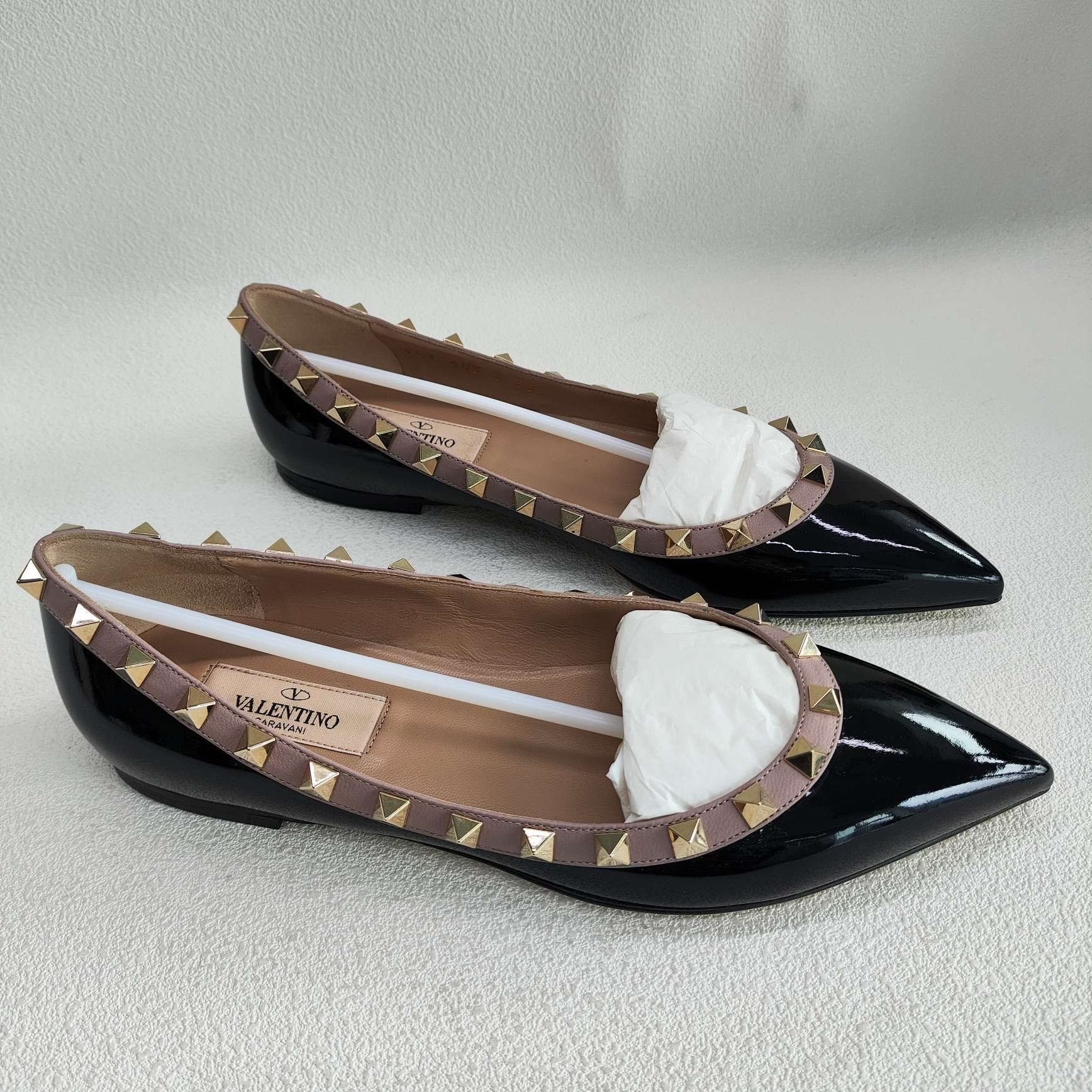 Valentino Valentino Rockstud Patent Flats Size 36 Size US 6 / IT 36 - 4 Thumbnail